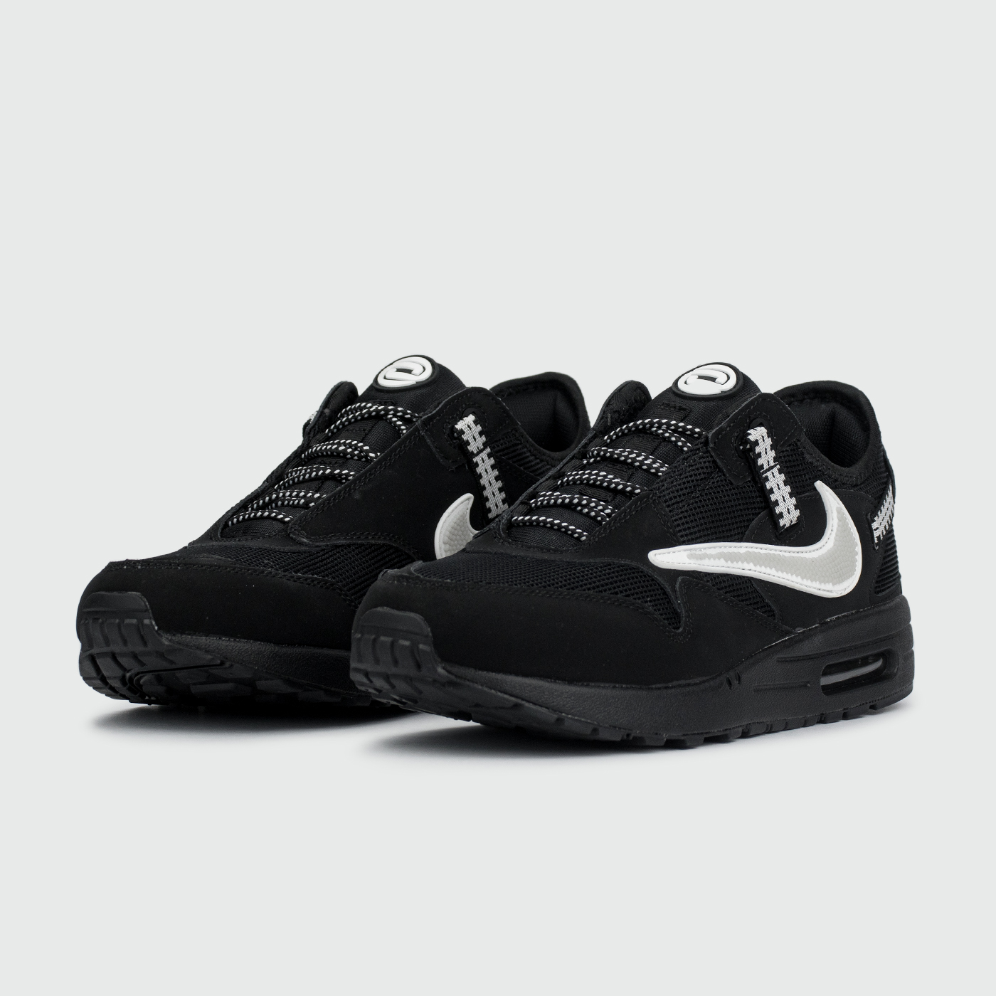Кроссовки Nike Air Max 1 x Travis Scott Black / White Кроссовки Nike Air Max 1 x Travis Scott Black / White