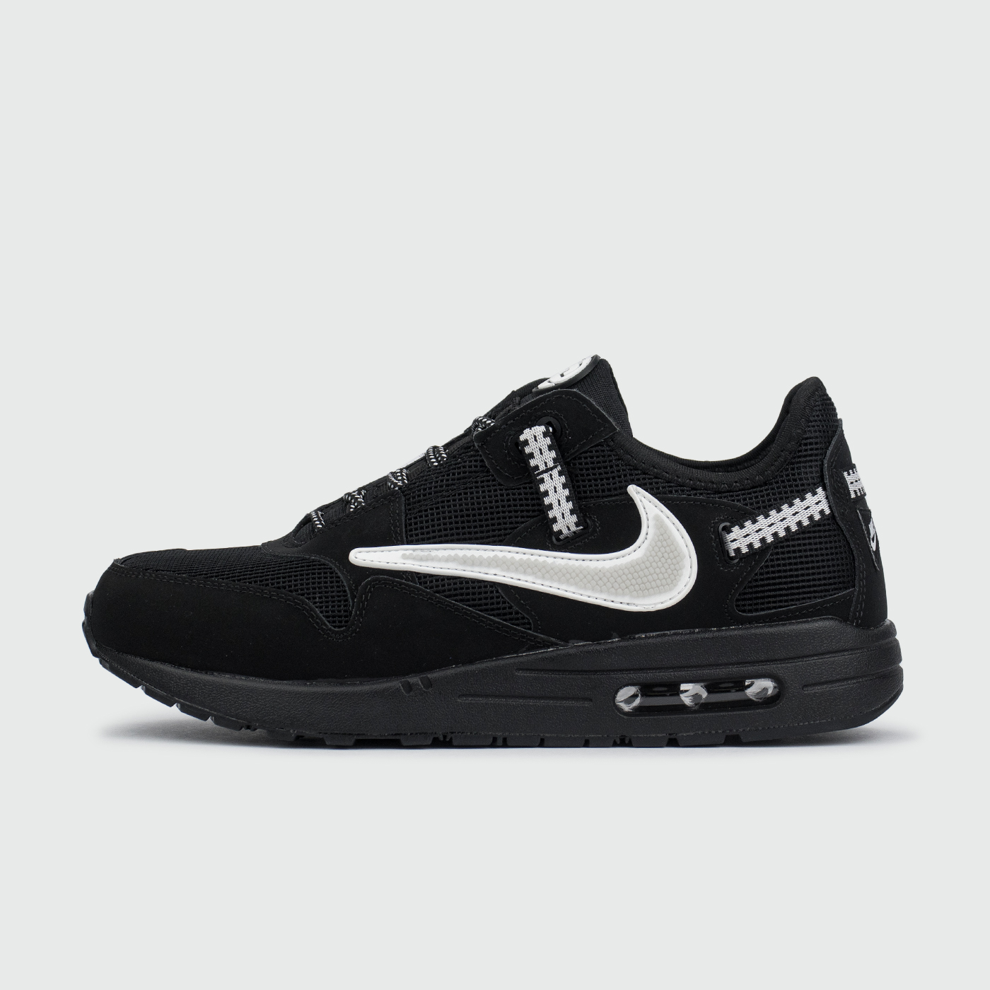 Кроссовки Nike Air Max 1 x Travis Scott Black / White Кроссовки Nike Air Max 1 x Travis Scott Black / White