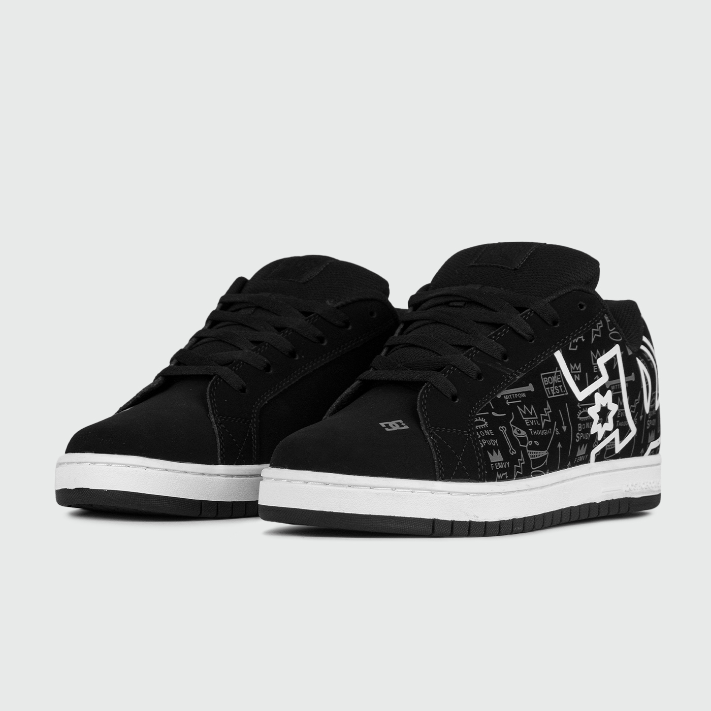 Кеды DC Shoes Court Graffik Basq Black / White Кеды DC Shoes Court Graffik Basq Black / White