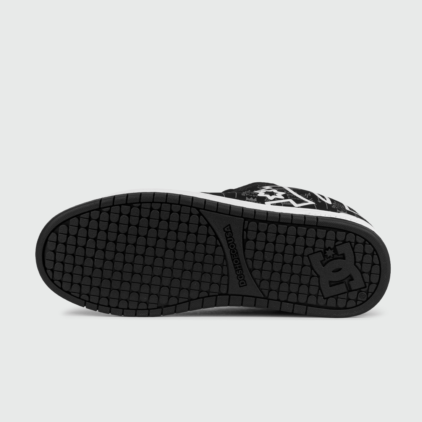 Кеды DC Shoes Court Graffik Basq Black / White Кеды DC Shoes Court Graffik Basq Black / White