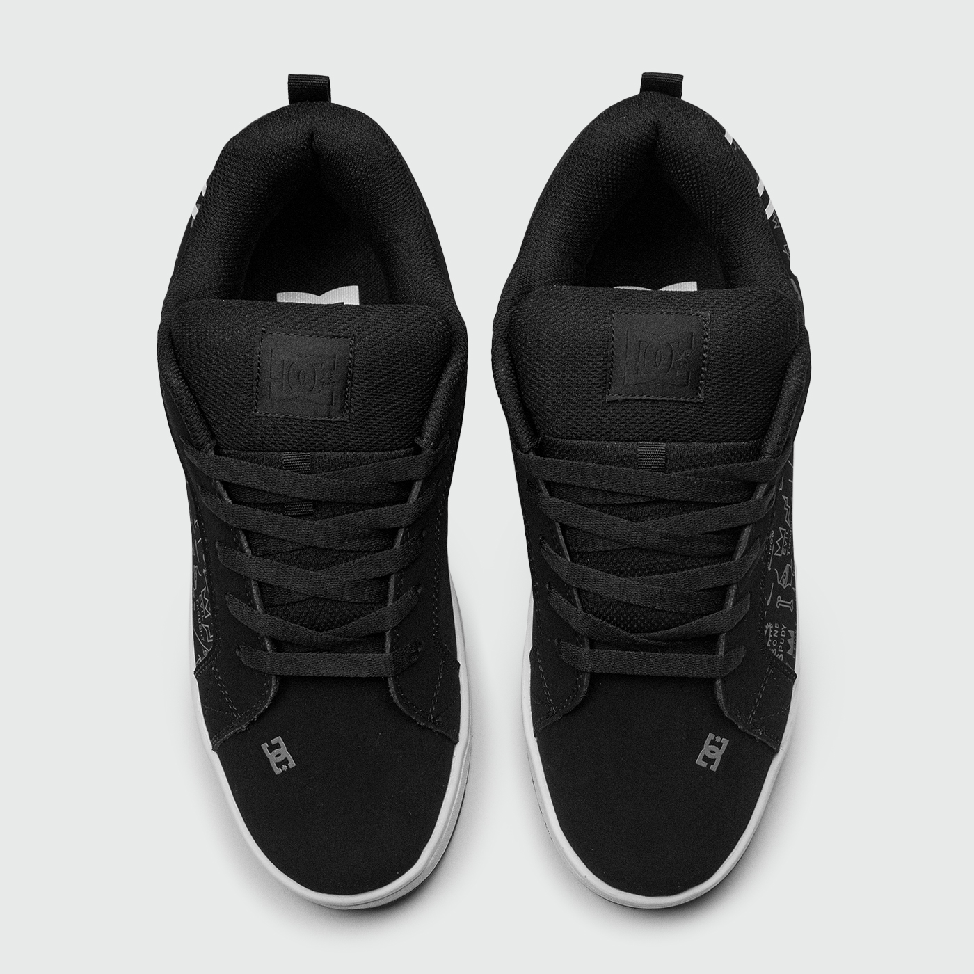Кеды DC Shoes Court Graffik Basq Black / White Кеды DC Shoes Court Graffik Basq Black / White