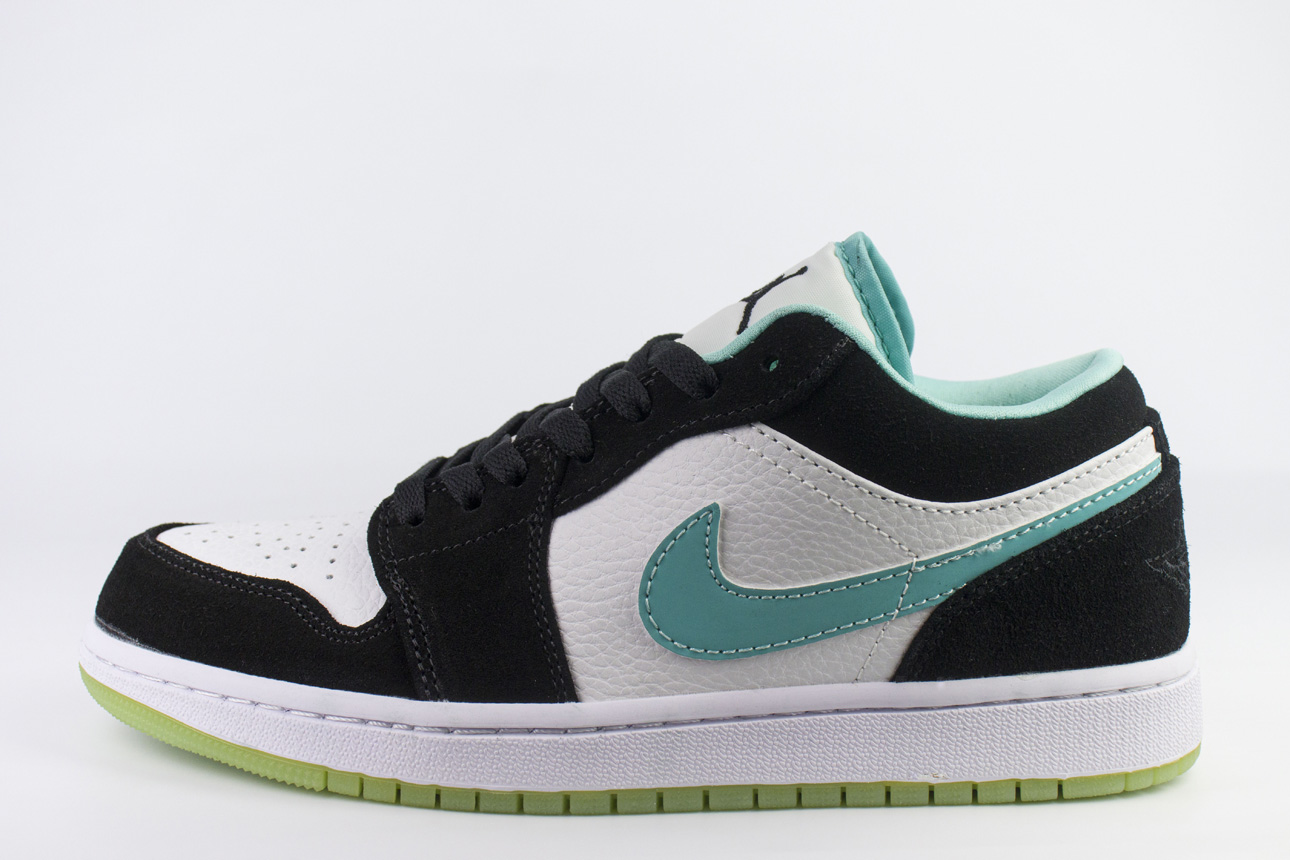 Кроссовки Nike Air Jordan 1 Low Wmns Wh. / Black / Mint Кроссовки Nike Air Jordan 1 Low Wmns Wh. / Black / Mint