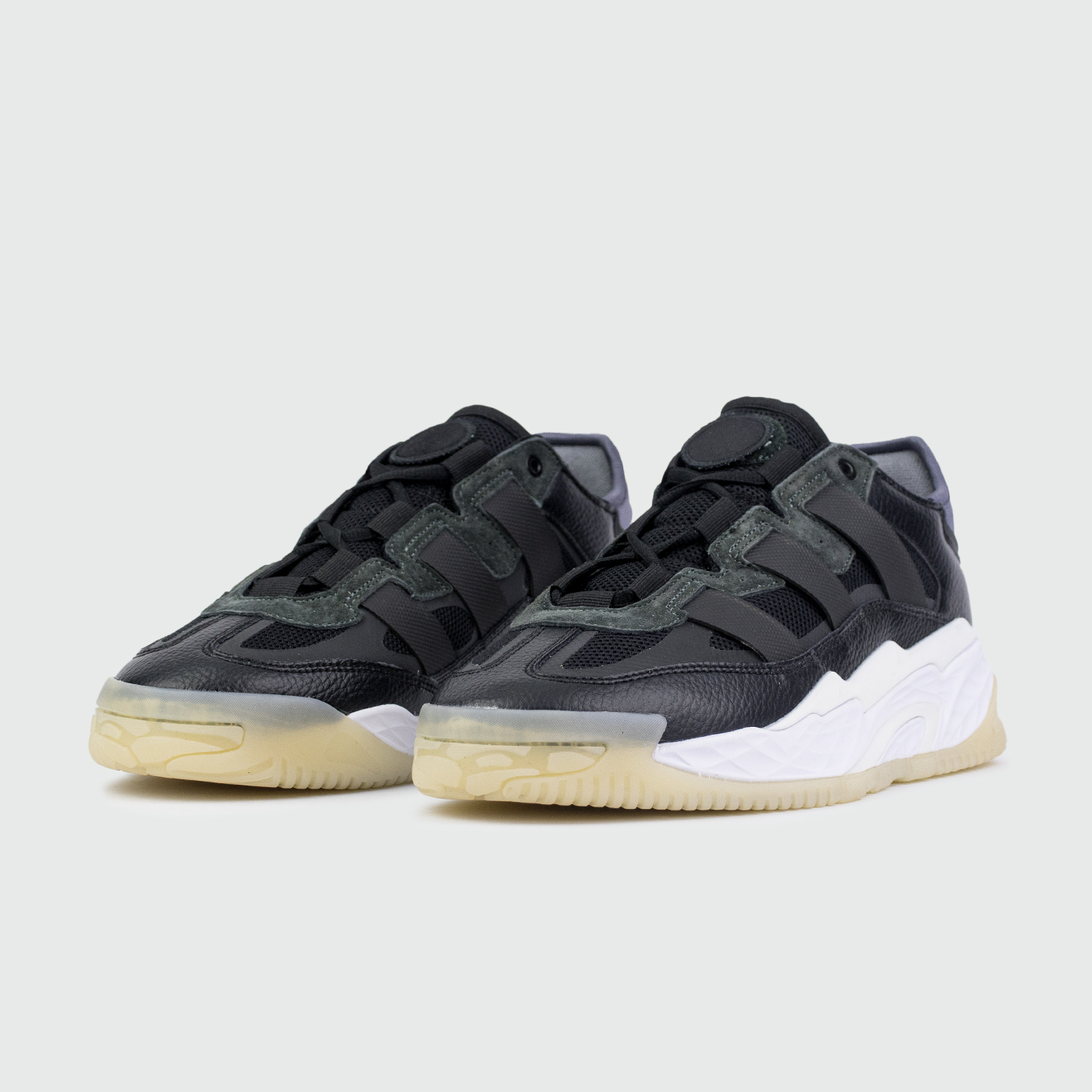 Кроссовки Adidas Niteball Black / Clear sole Кроссовки Adidas Niteball Black / Clear sole