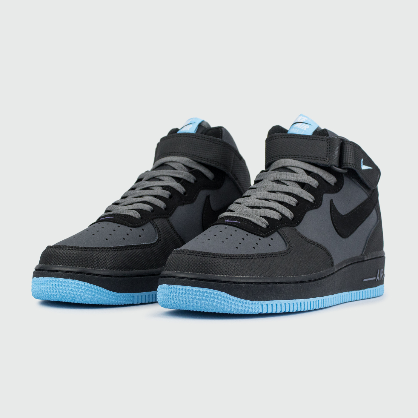 Кроссовки Nike Air Force 1 Grey / Blue Ftwr. Кроссовки Nike Air Force 1 Grey / Blue Ftwr.