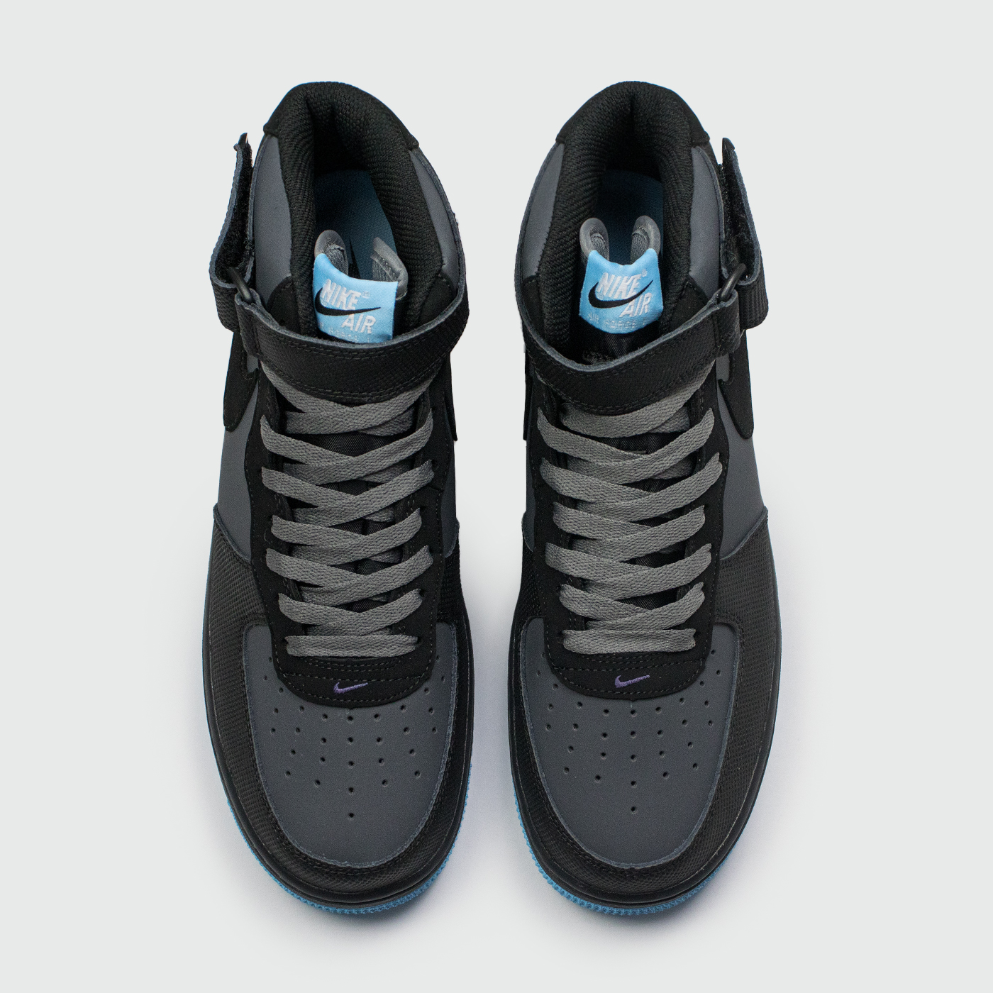 Кроссовки Nike Air Force 1 Grey / Blue Ftwr. Кроссовки Nike Air Force 1 Grey / Blue Ftwr.