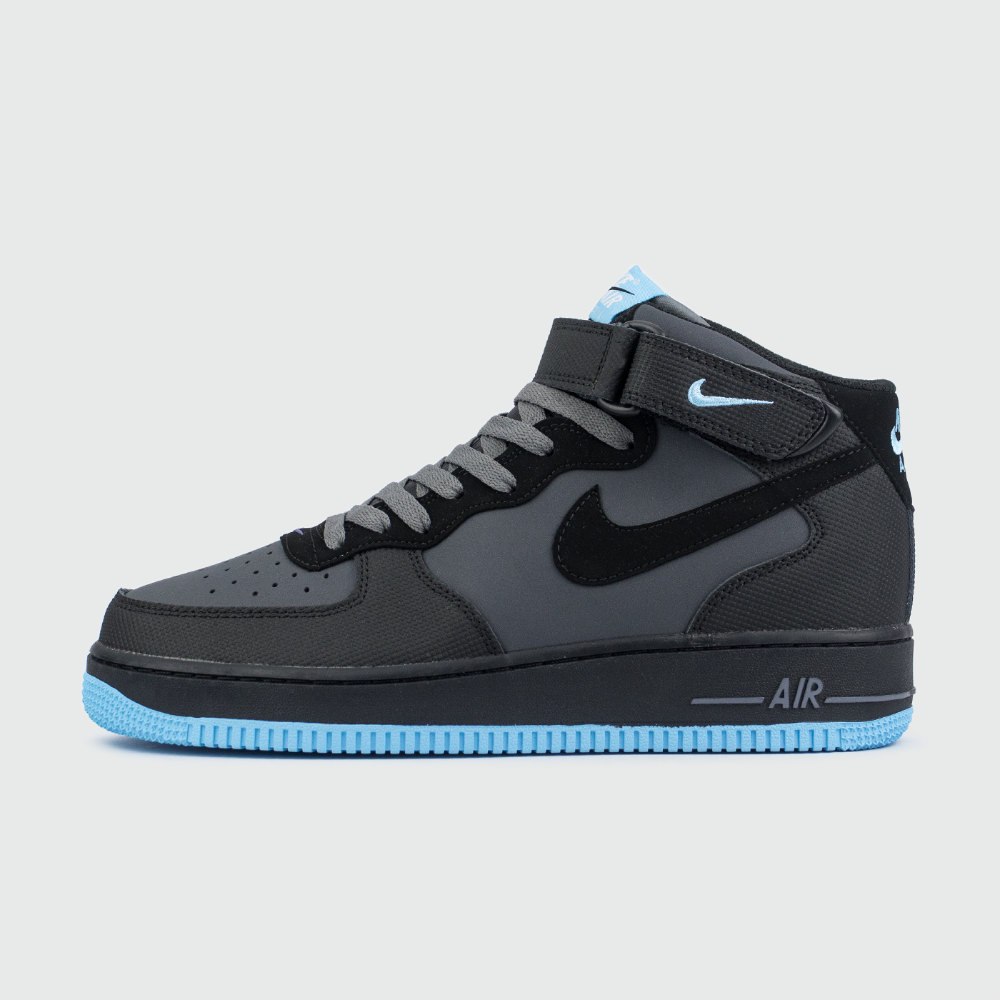 Кроссовки Nike Air Force 1 Grey / Blue Ftwr. Кроссовки Nike Air Force 1 Grey / Blue Ftwr.