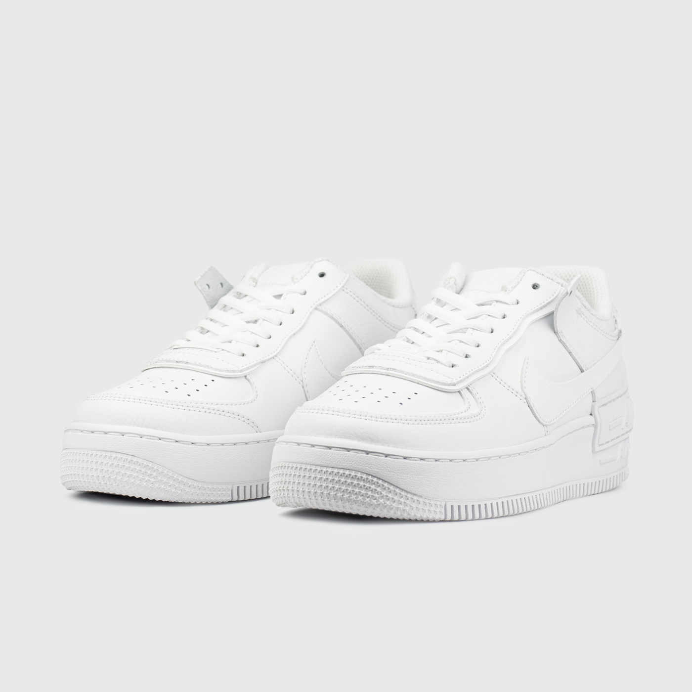 Кроссовки Nike Air Force 1 Wmns Shadow Triple White Кроссовки Nike Air Force 1 Wmns Shadow Triple White