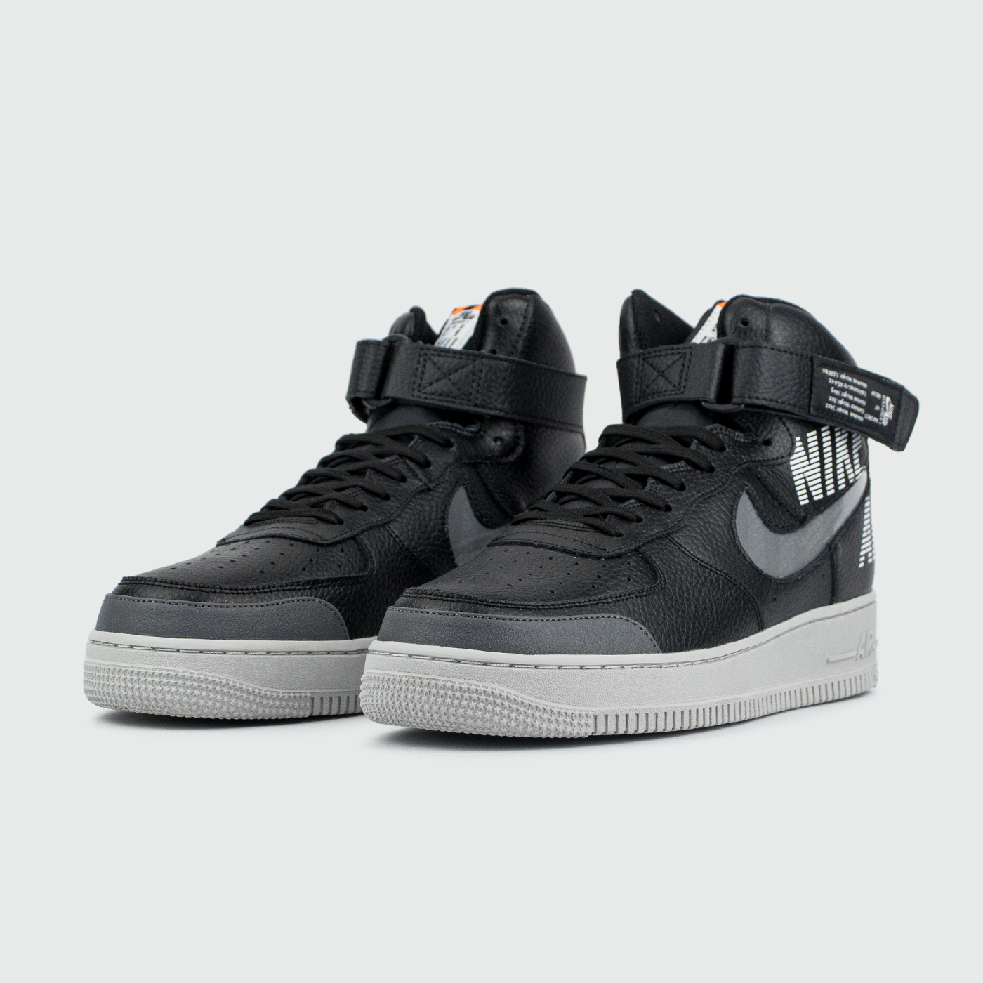 Кроссовки Nike Air Force 1 High Under Construction Black / Grey Кроссовки Nike Air Force 1 High Under Construction Black / Grey