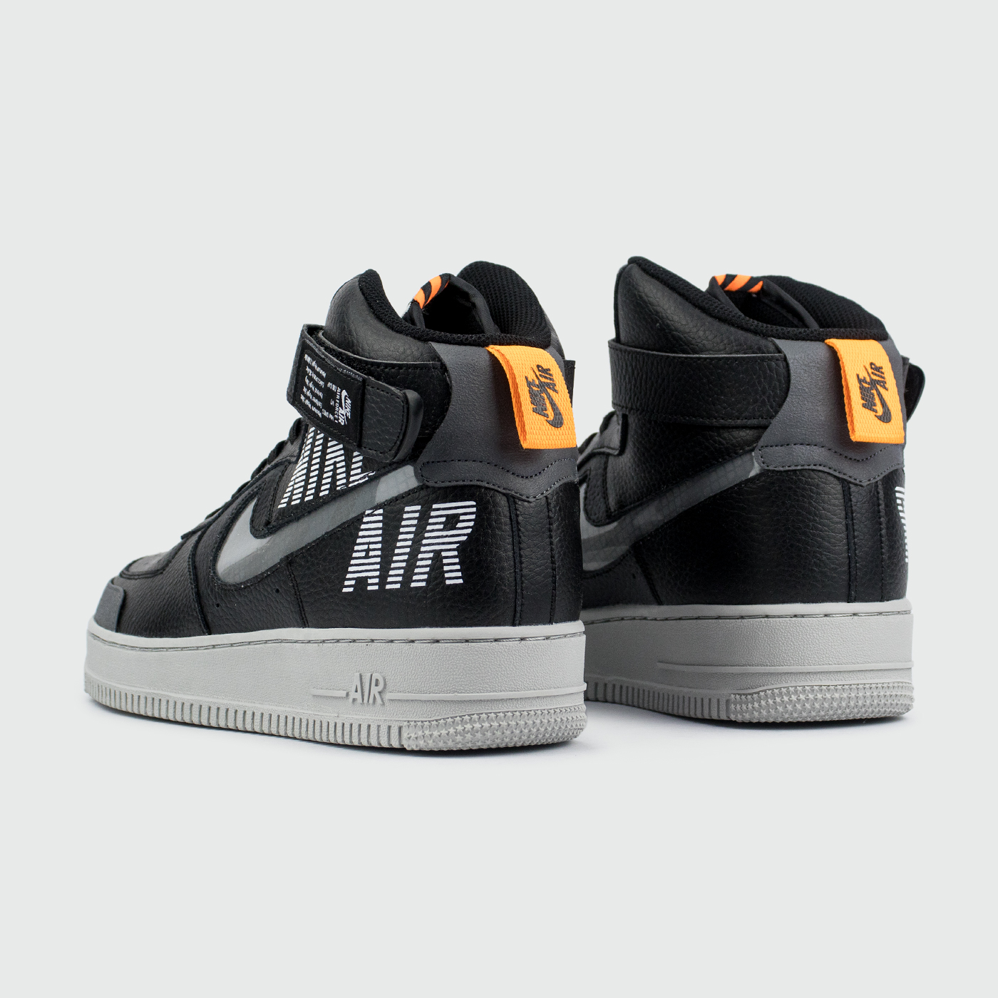 Кроссовки Nike Air Force 1 High Under Construction Black / Grey Кроссовки Nike Air Force 1 High Under Construction Black / Grey