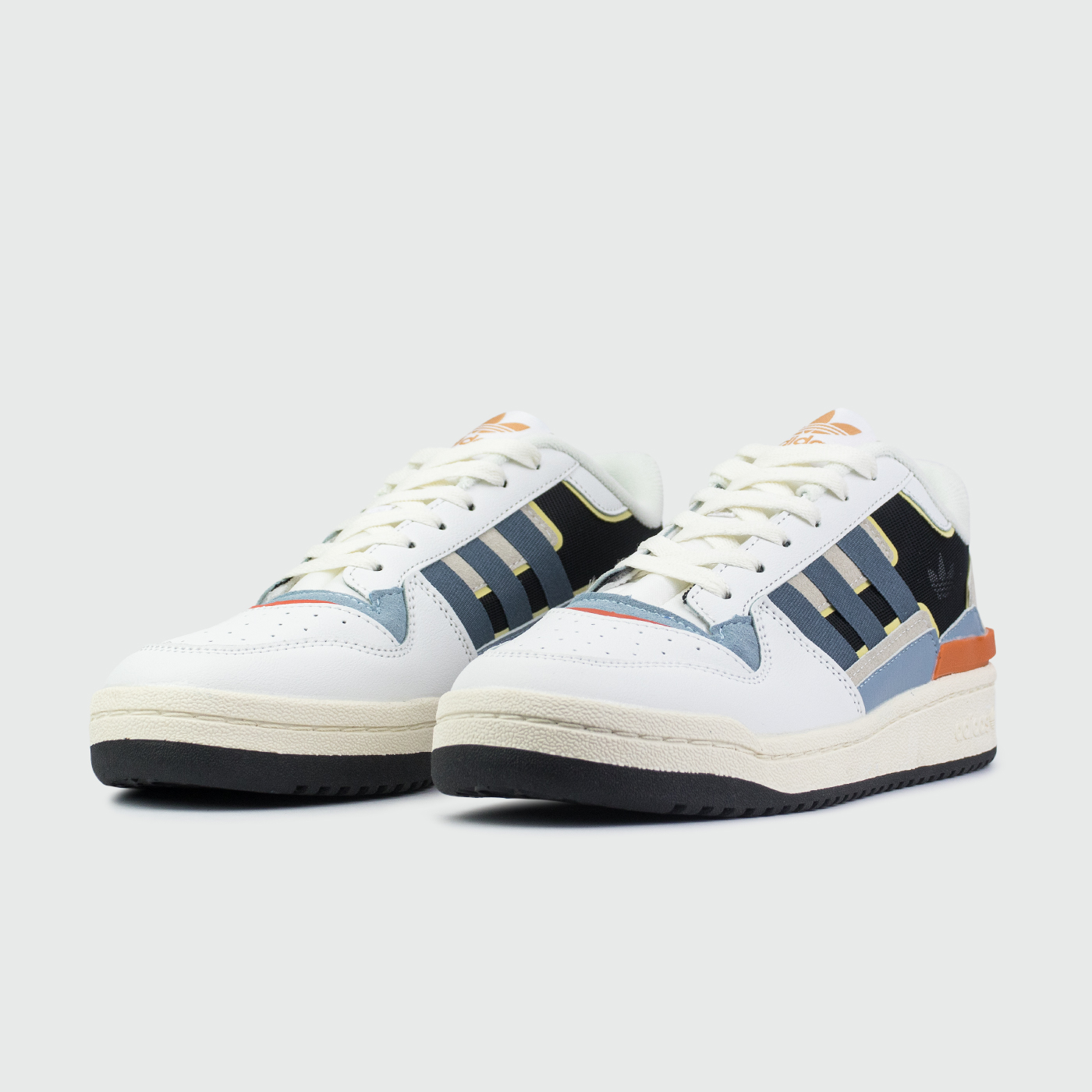 Кроссовки Adidas Forum Low White Blue Carbon Кроссовки Adidas Forum Low White Blue Carbon