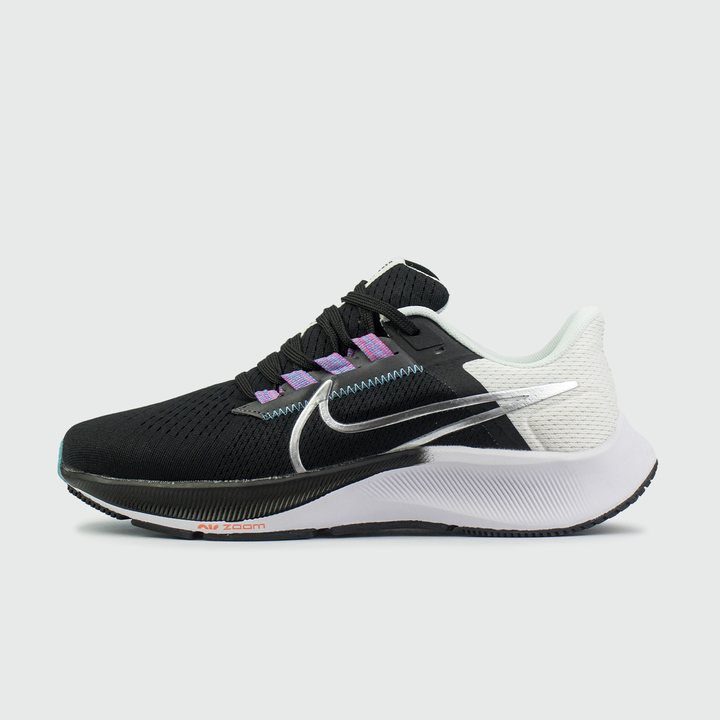 Кроссовки Nike Air Zoom Pegasus 38 Black Silver Кроссовки Nike Air Zoom Pegasus 38 Black Silver