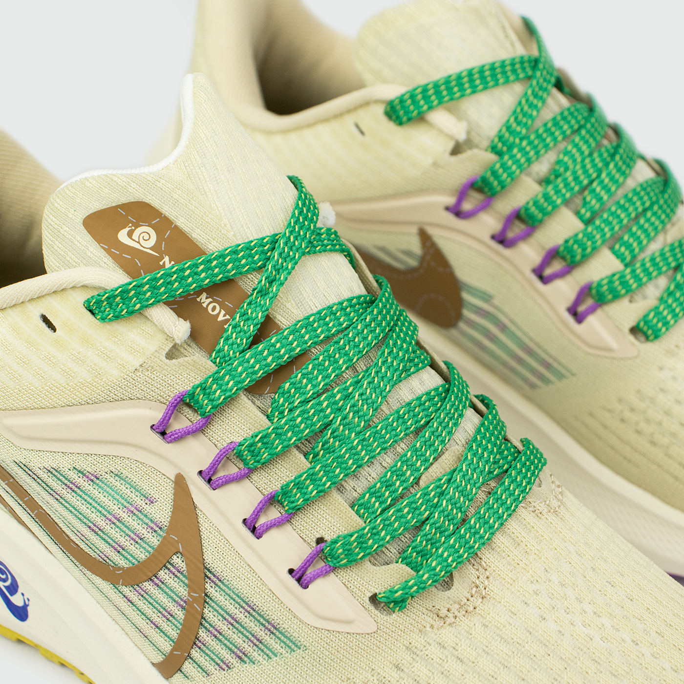 Кроссовки Nike Air Zoom Pegasus 39 Grey / Green Laces Кроссовки Nike Air Zoom Pegasus 39 Grey / Green Laces