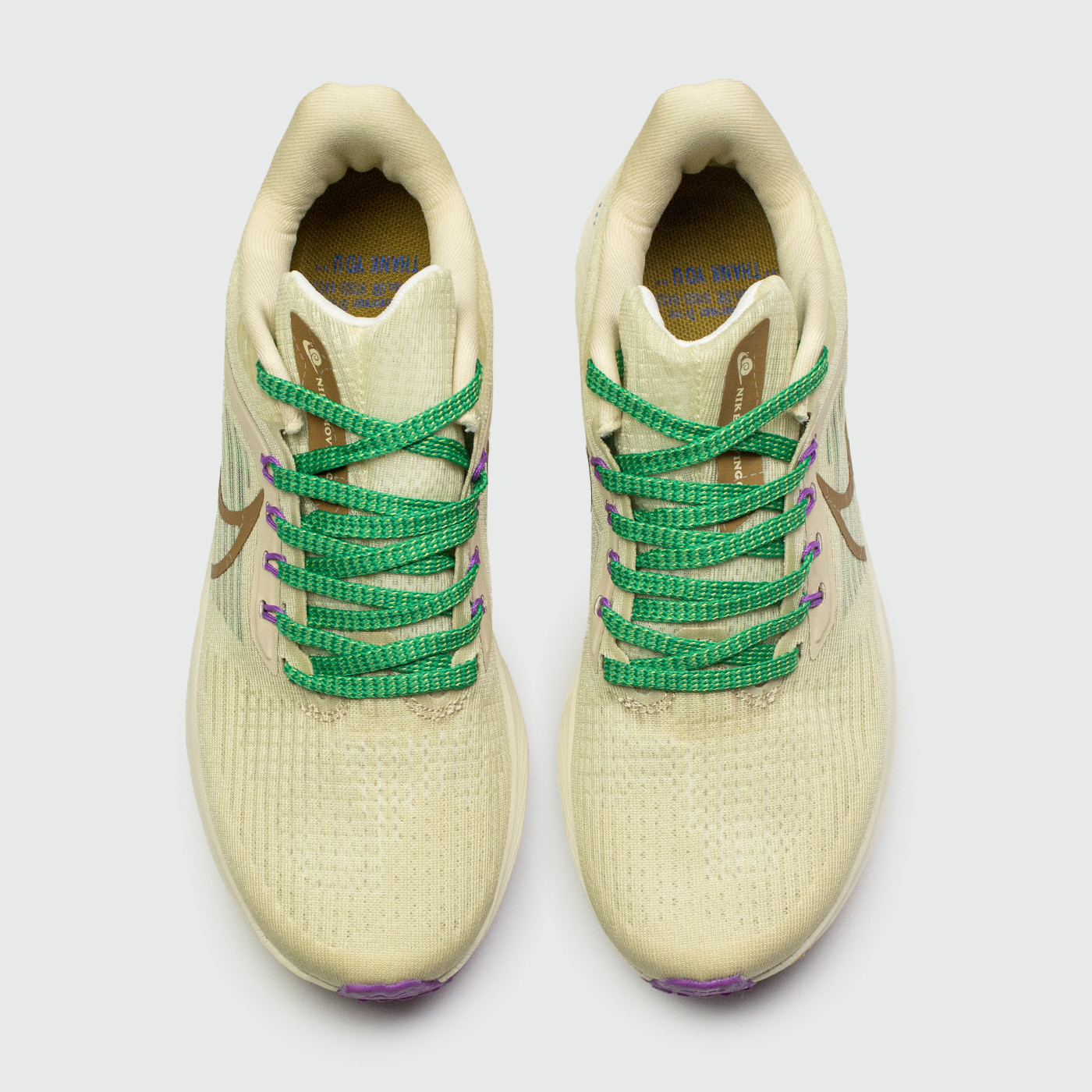 Кроссовки Nike Air Zoom Pegasus 39 Grey / Green Laces Кроссовки Nike Air Zoom Pegasus 39 Grey / Green Laces