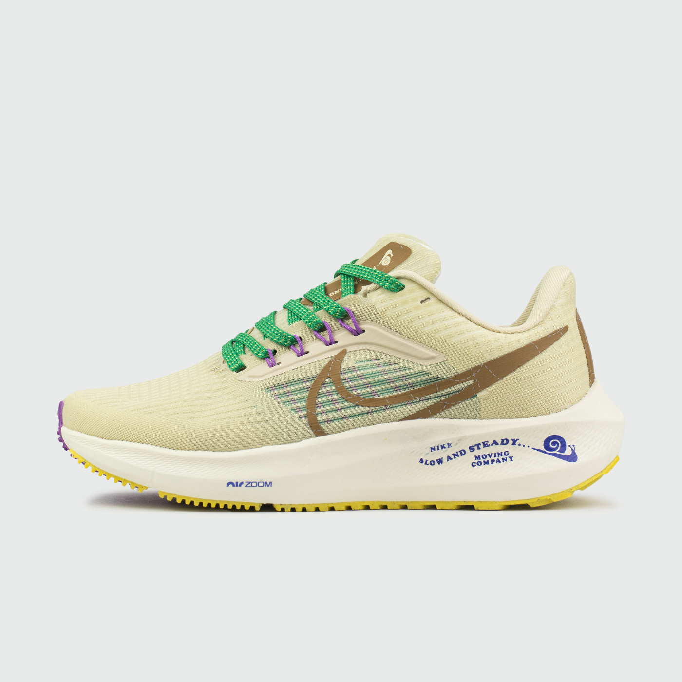 Кроссовки Nike Air Zoom Pegasus 39 Grey / Green Laces Кроссовки Nike Air Zoom Pegasus 39 Grey / Green Laces