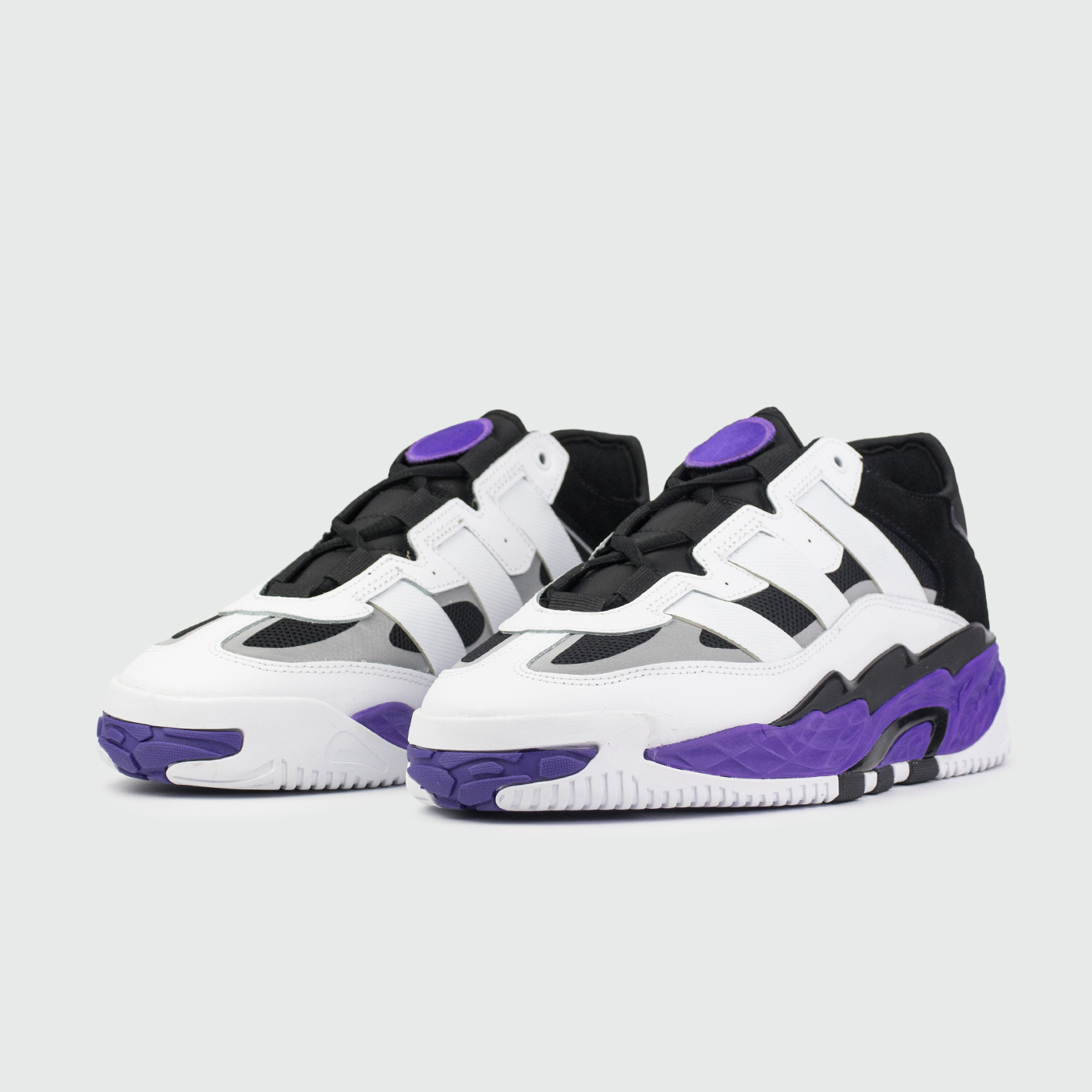 Кроссовки Adidas Niteball Wmns White / Purple Кроссовки Adidas Niteball Wmns White / Purple