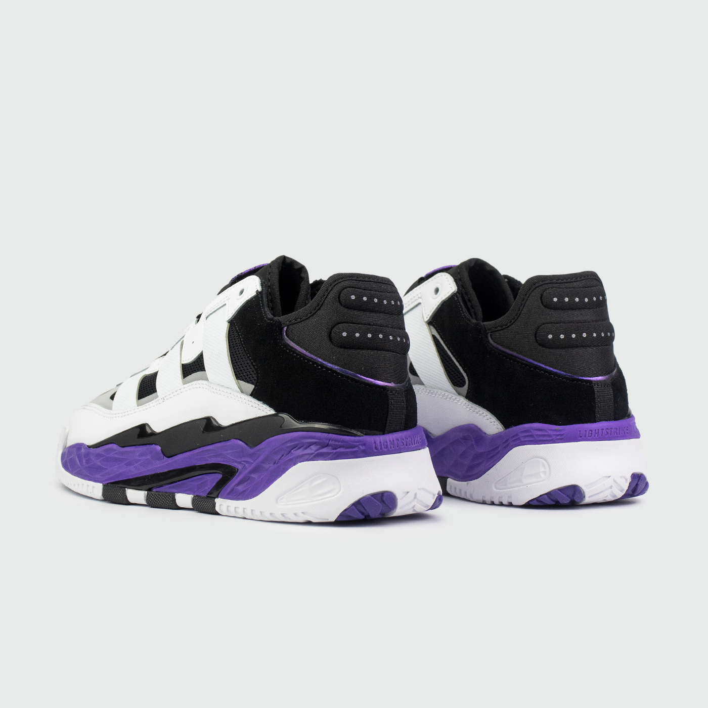 Кроссовки Adidas Niteball Wmns White / Purple Кроссовки Adidas Niteball Wmns White / Purple