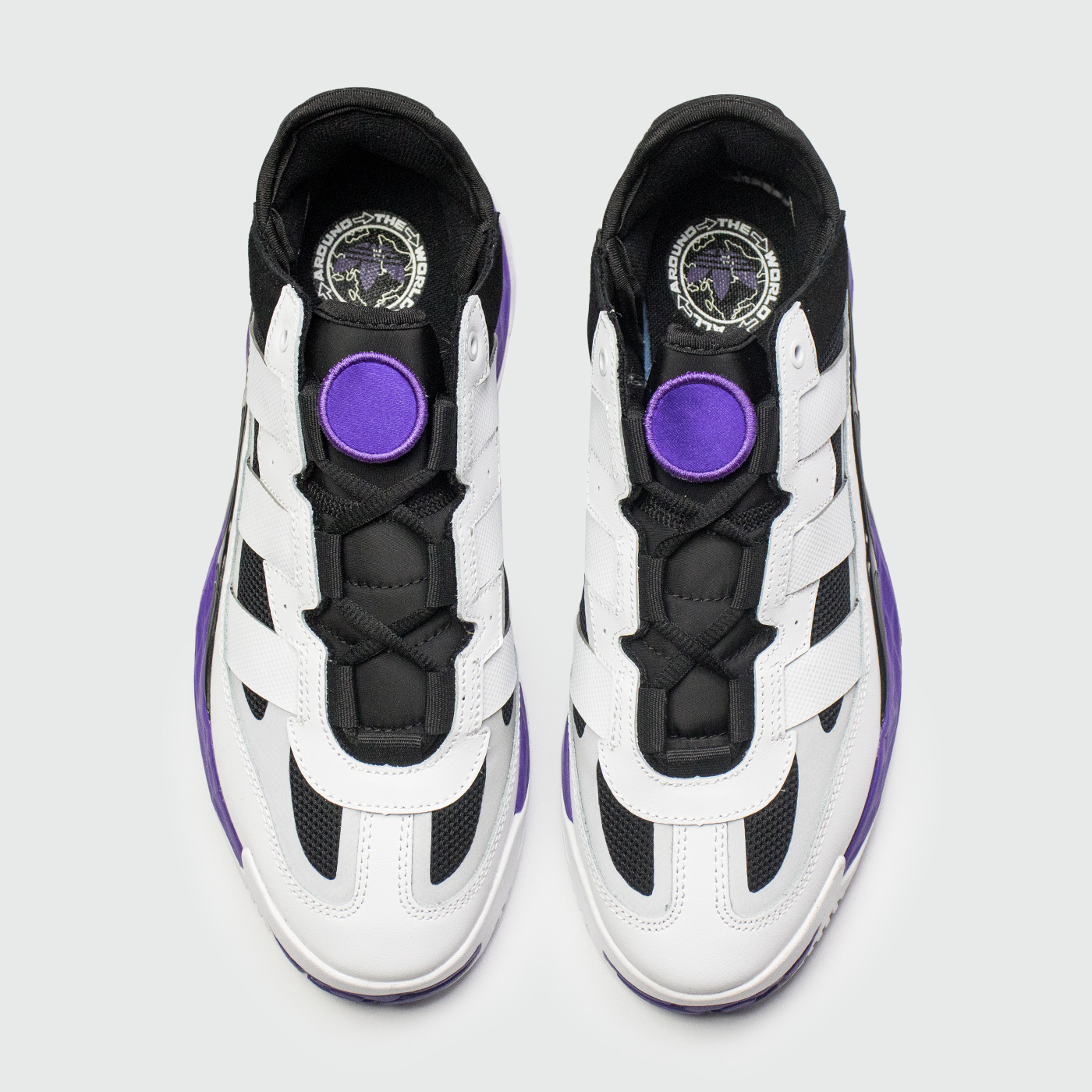 Кроссовки Adidas Niteball Wmns White / Purple Кроссовки Adidas Niteball Wmns White / Purple