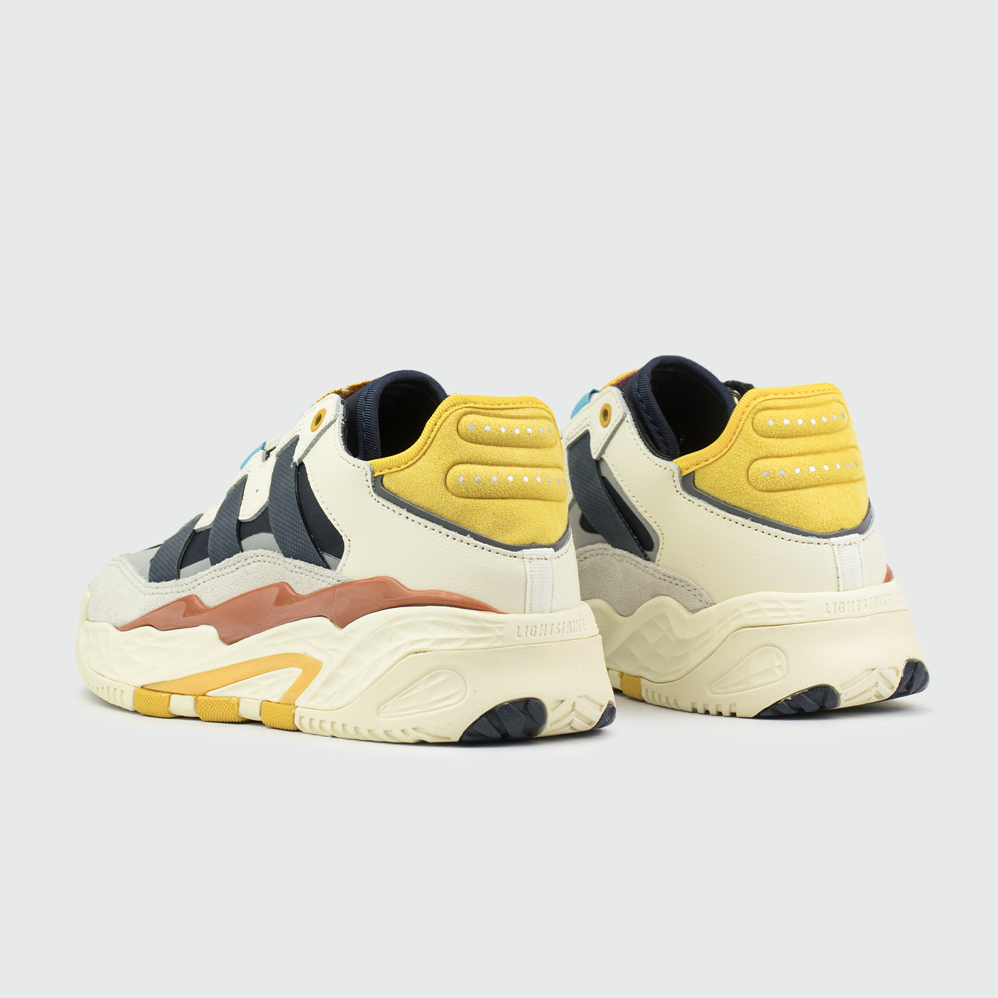Кроссовки Adidas Niteball Wmns Cream / Cyan / Navy Кроссовки Adidas Niteball Wmns Cream / Cyan / Navy