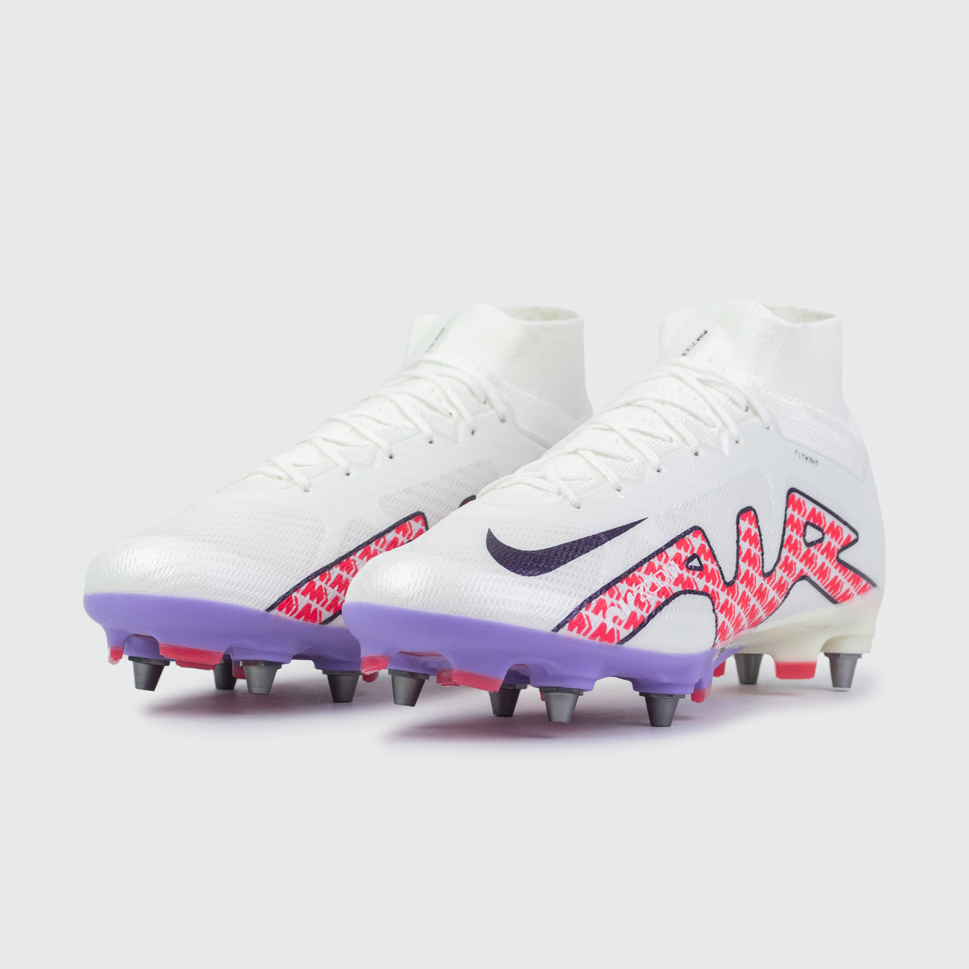 Бутсы Nike Air Zoom Mercurial Superfly IX Elite SG White Бутсы Nike Air Zoom Mercurial Superfly IX Elite SG White