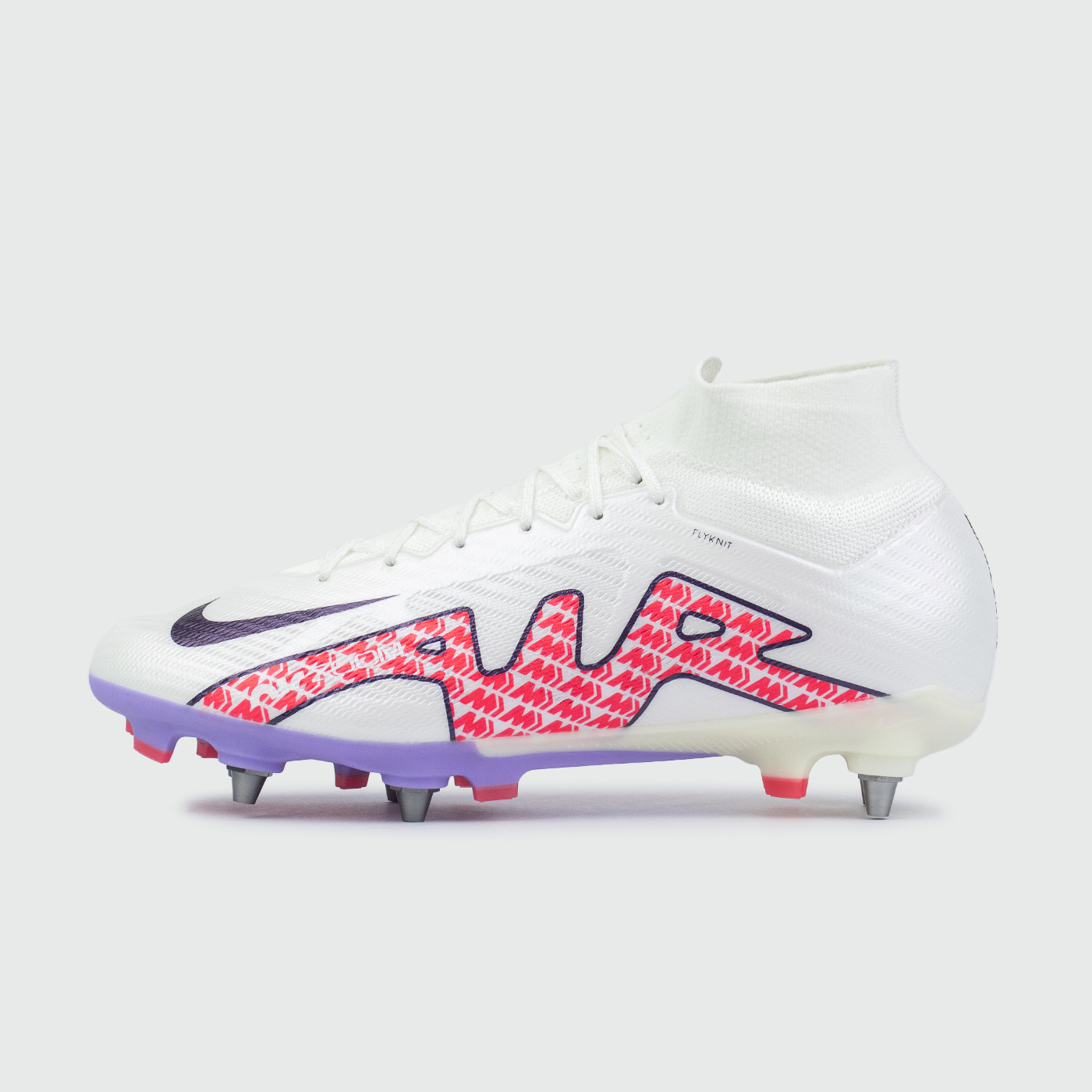 Бутсы Nike Air Zoom Mercurial Superfly IX Elite SG White Бутсы Nike Air Zoom Mercurial Superfly IX Elite SG White