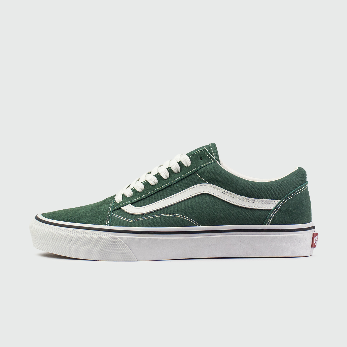 Кеды Vans Old Skool Wmns Green / White Кеды Vans Old Skool Wmns Green / White