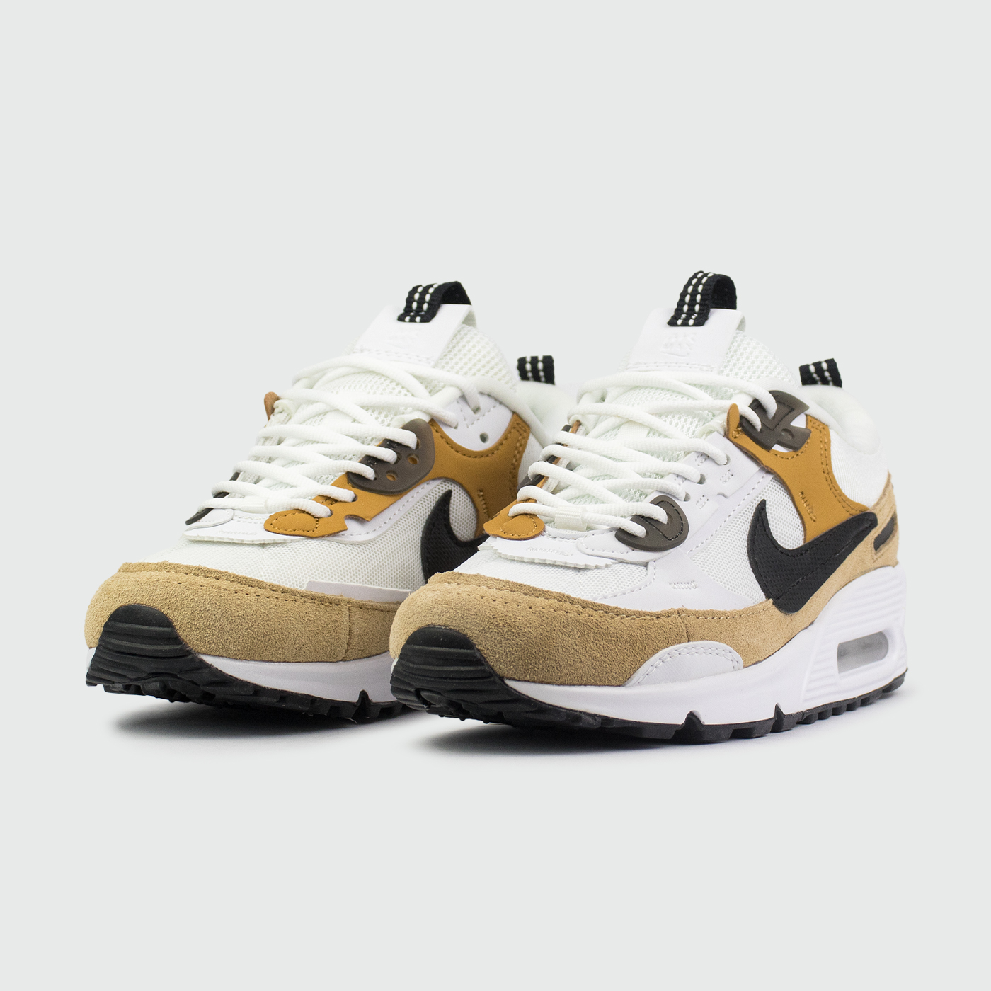 Кроссовки Nike Air Max 90 Futura Wmns White / Brown Кроссовки Nike Air Max 90 Futura Wmns White / Brown