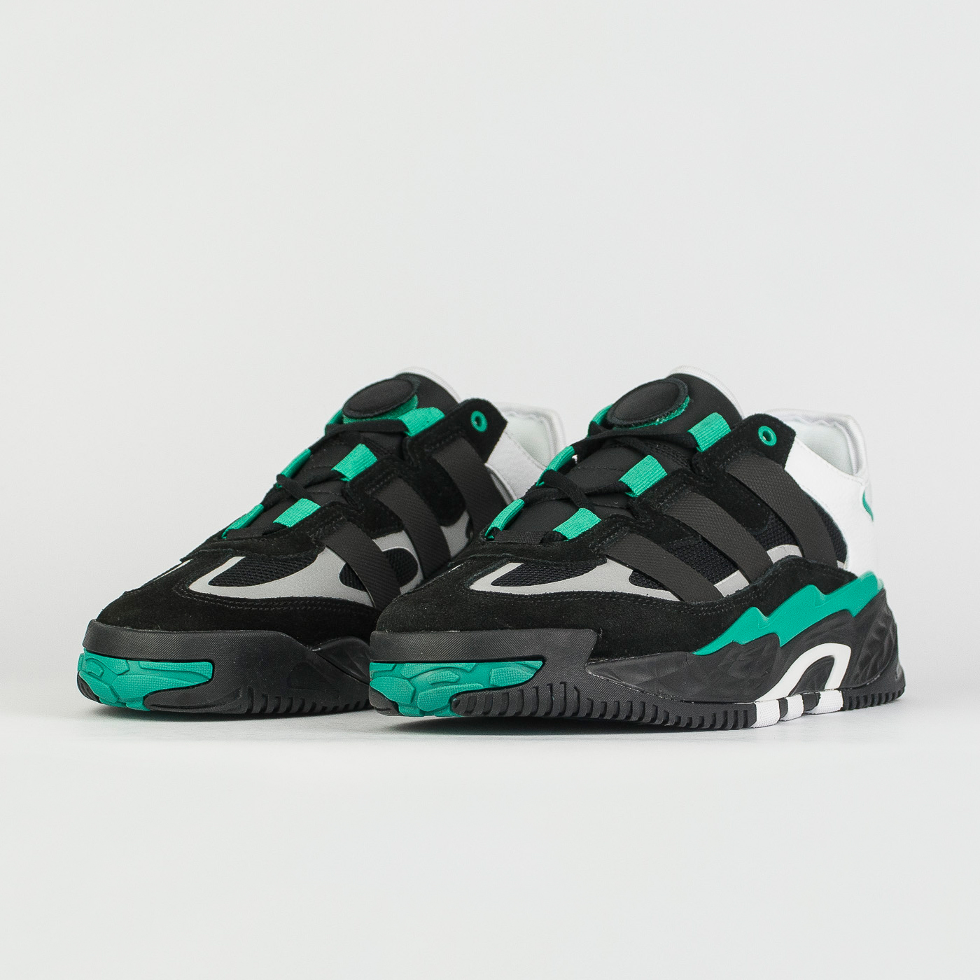 Кроссовки Adidas Niteball Wmns Black / Green new Кроссовки Adidas Niteball Wmns Black / Green new