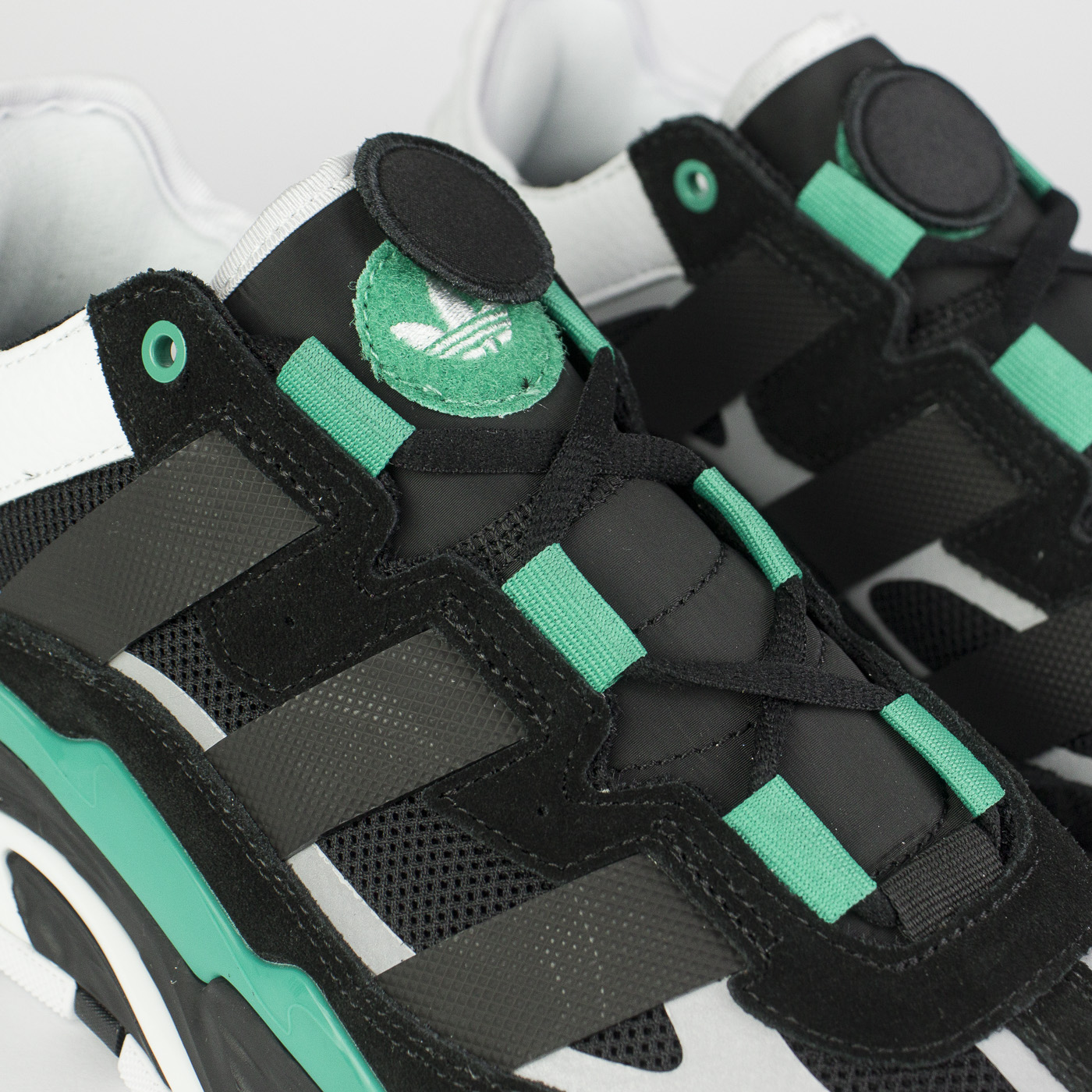 Кроссовки Adidas Niteball Wmns Black / Green new Кроссовки Adidas Niteball Wmns Black / Green new