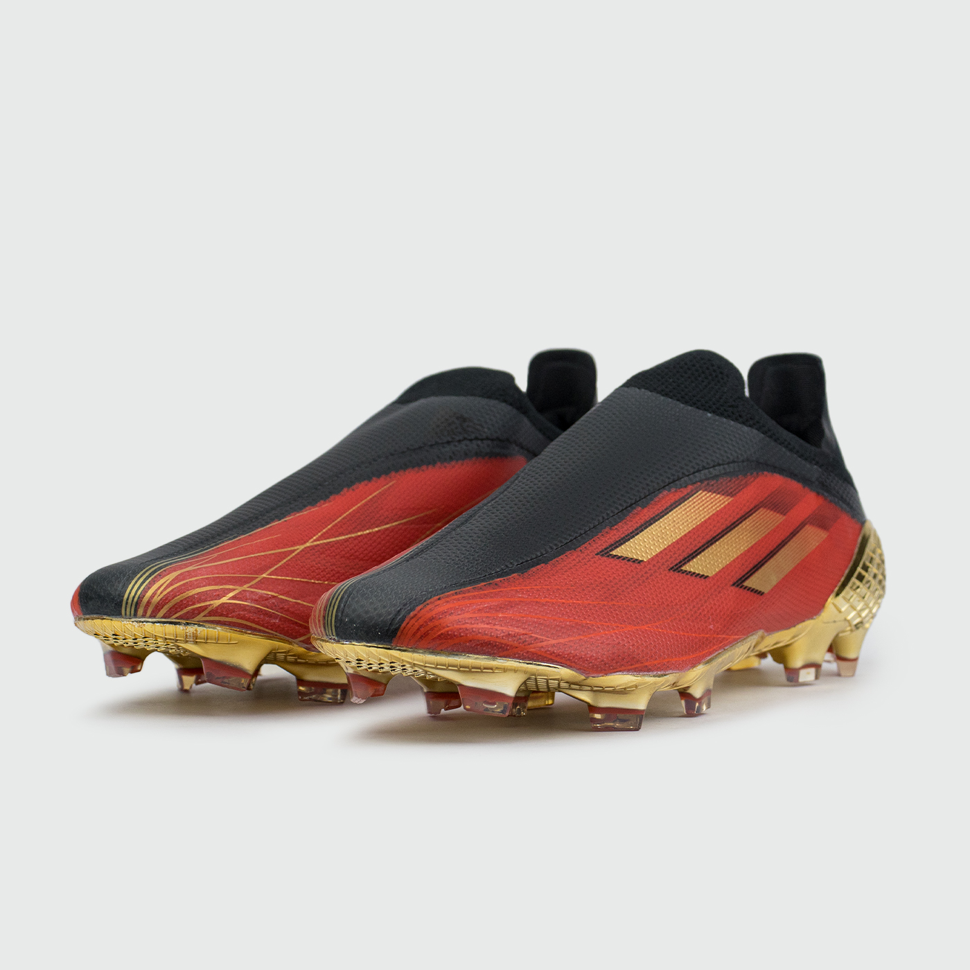 Бутсы Adidas X SPEEDFLOW+ FG Red Black / Gold Бутсы Adidas X SPEEDFLOW+ FG Red Black / Gold