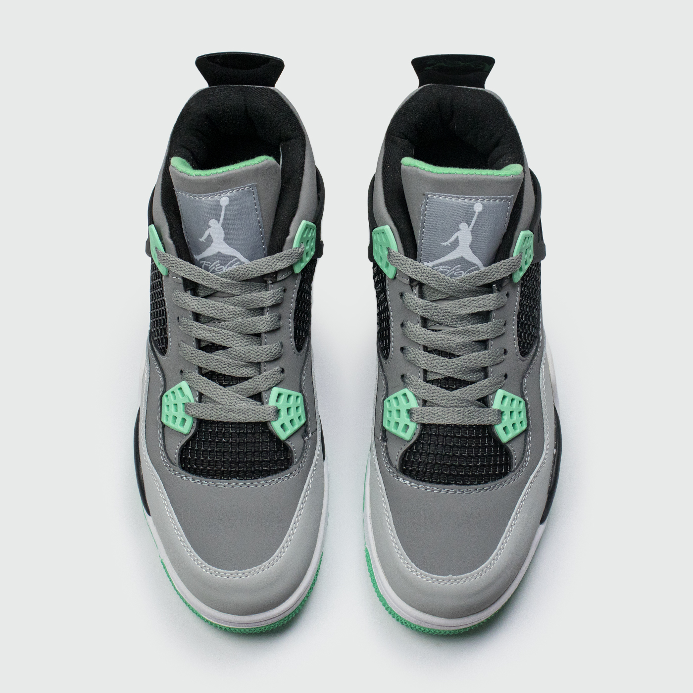 Кроссовки Nike Air Jordan 4 Retro Green Glow Qual.