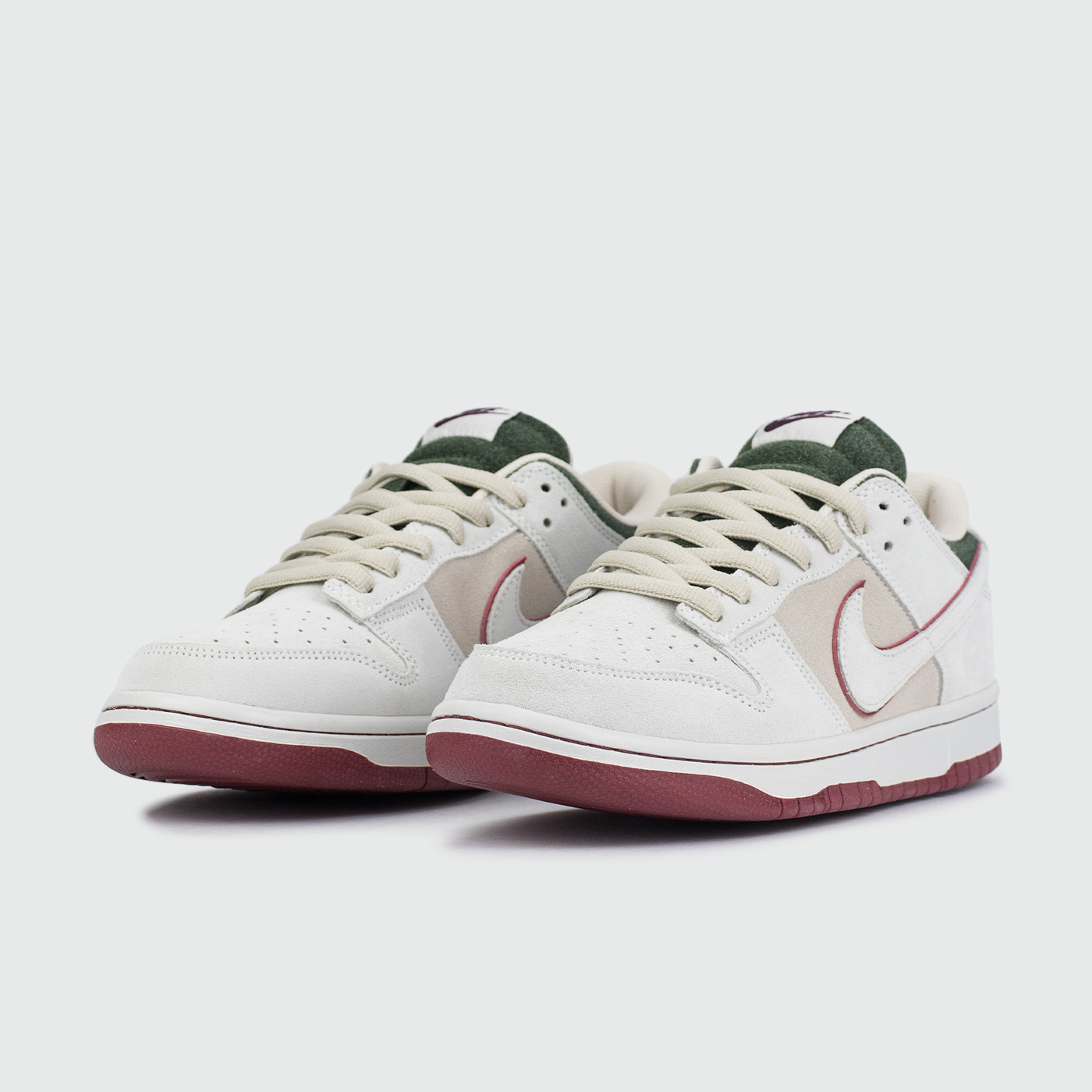 Кроссовки Nike Dunk Low L.Grey / Red SteamBoy OST