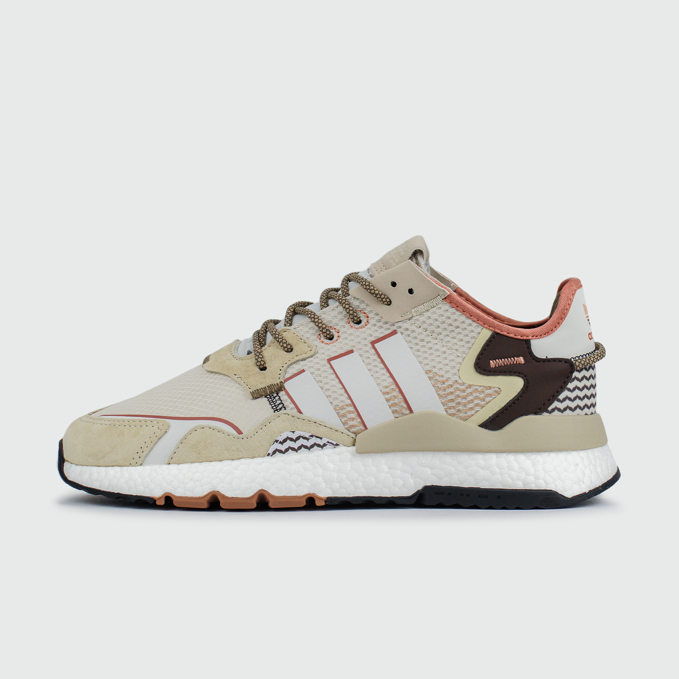 Кроссовки Adidas Nite Jogger Beige / Wh.