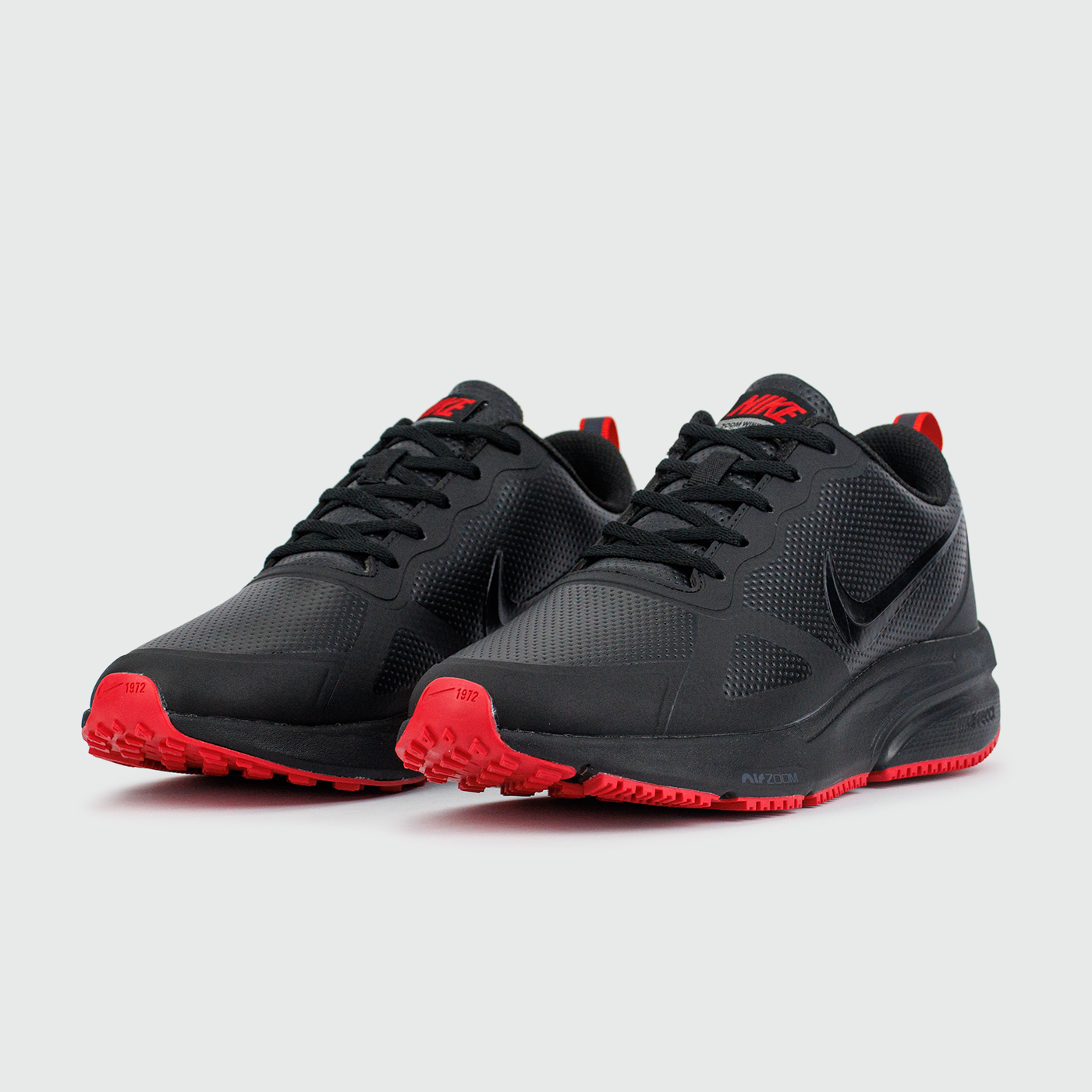 Кроссовки Nike Zoom Winflo 8 Leather Black / Red Кроссовки Nike Zoom Winflo 8 Leather Black / Red