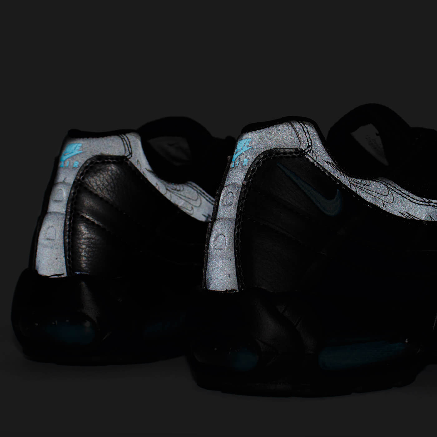 Кроссовки Nike Air Max 95 Black Blue Кроссовки Nike Air Max 95 Black Blue