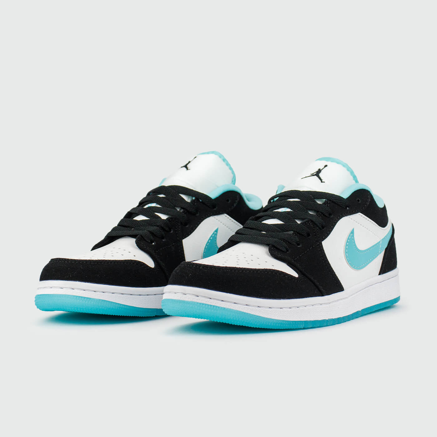Кроссовки Nike Air Jordan 1 Low White Black Mynt Sw. Wmns Кроссовки Nike Air Jordan 1 Low White Black Mynt Sw. Wmns