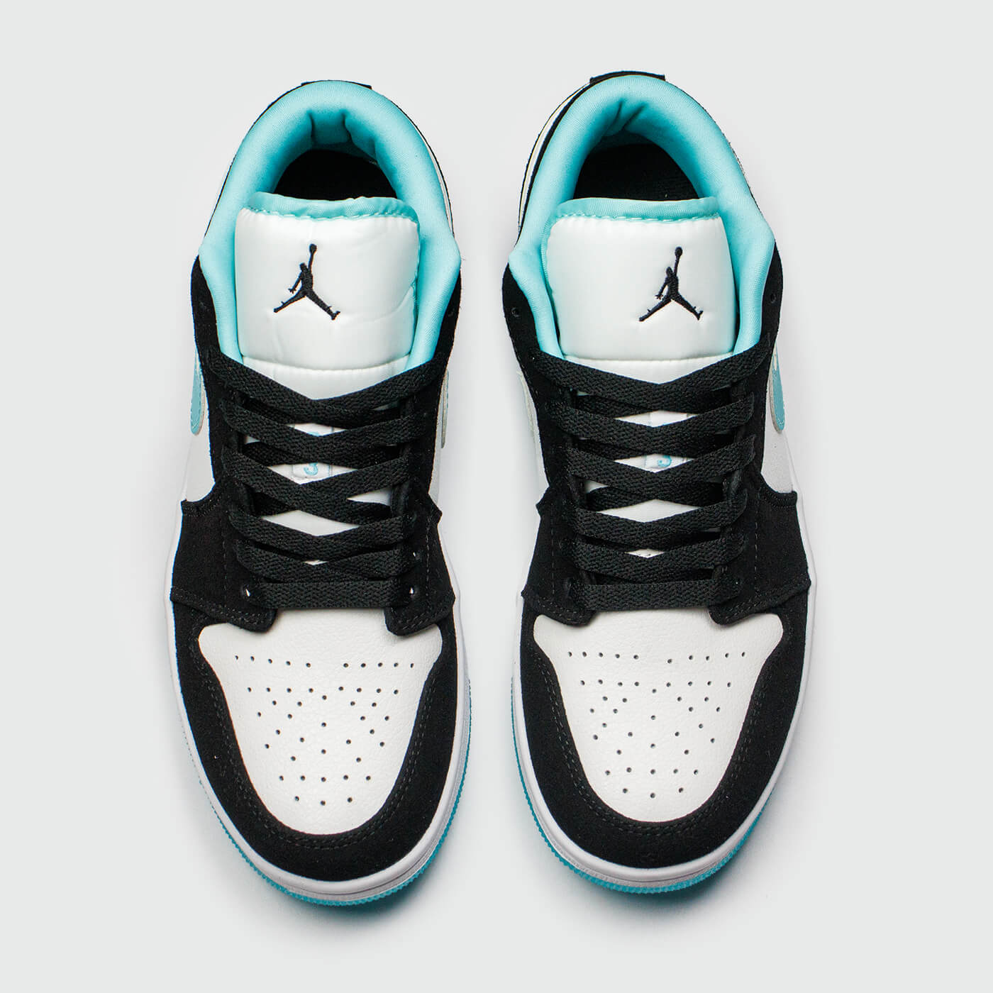 Кроссовки Nike Air Jordan 1 Low White Black Mynt Sw. Wmns Кроссовки Nike Air Jordan 1 Low White Black Mynt Sw. Wmns