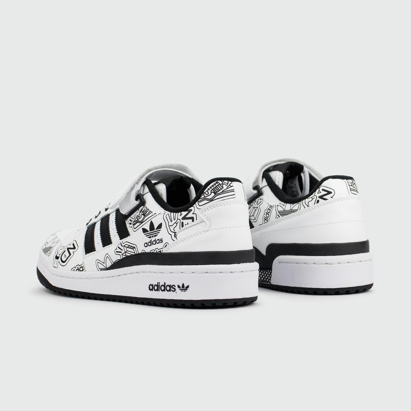 Кроссовки Adidas Forum 84 Low OG White Black Logo Кроссовки Adidas Forum 84 Low OG White Black Logo