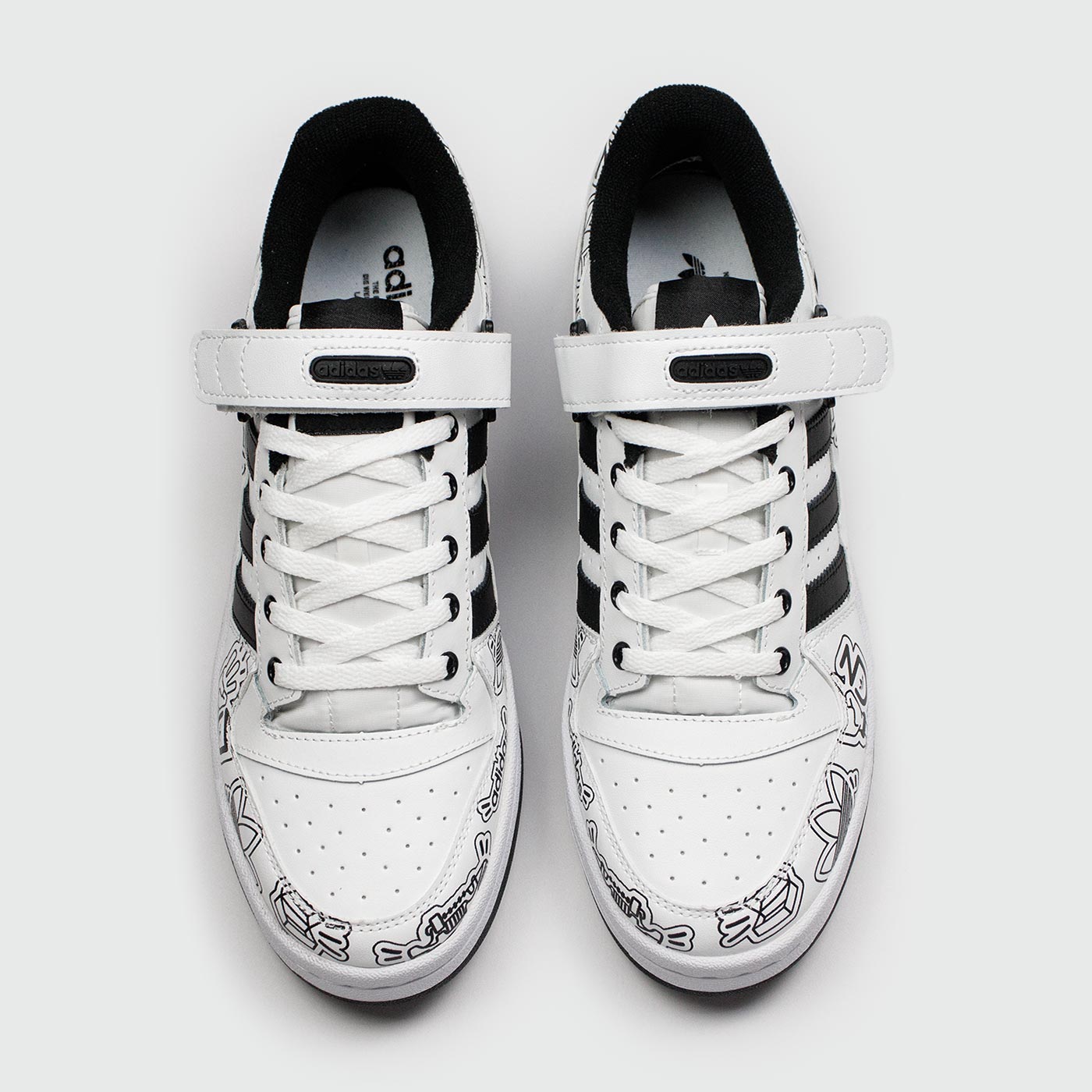 Кроссовки Adidas Forum 84 Low OG White Black Logo Кроссовки Adidas Forum 84 Low OG White Black Logo