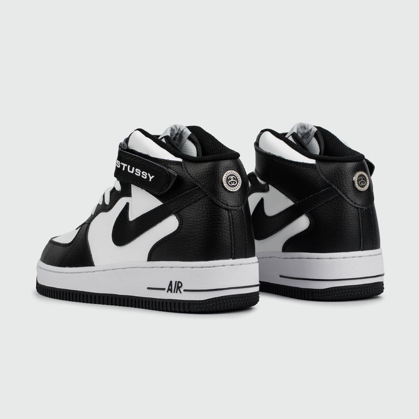 Кроссовки Nike Air Force 1 Mid x Stussy White Black Кроссовки Nike Air Force 1 Mid x Stussy White Black