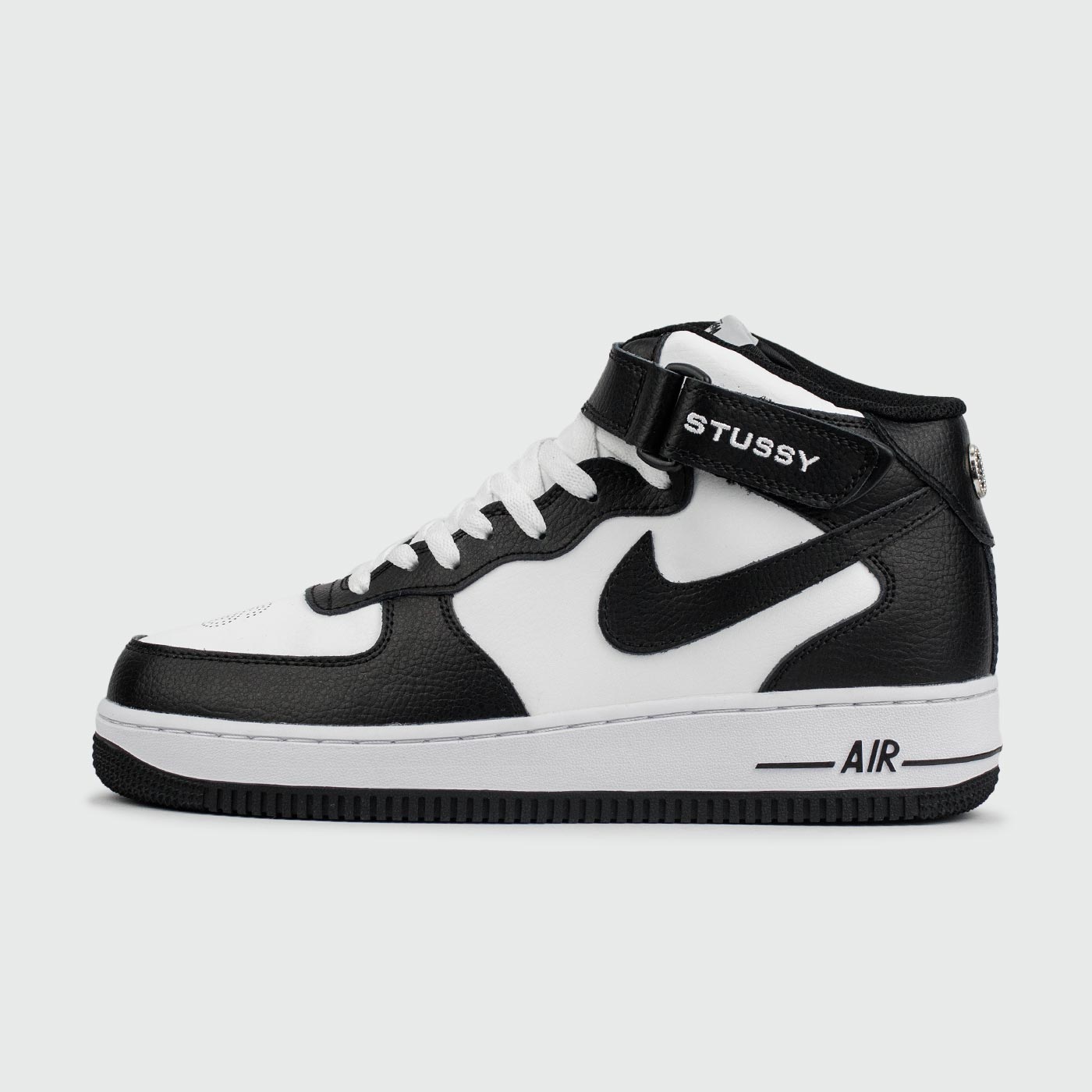 Кроссовки Nike Air Force 1 Mid x Stussy White Black Кроссовки Nike Air Force 1 Mid x Stussy White Black