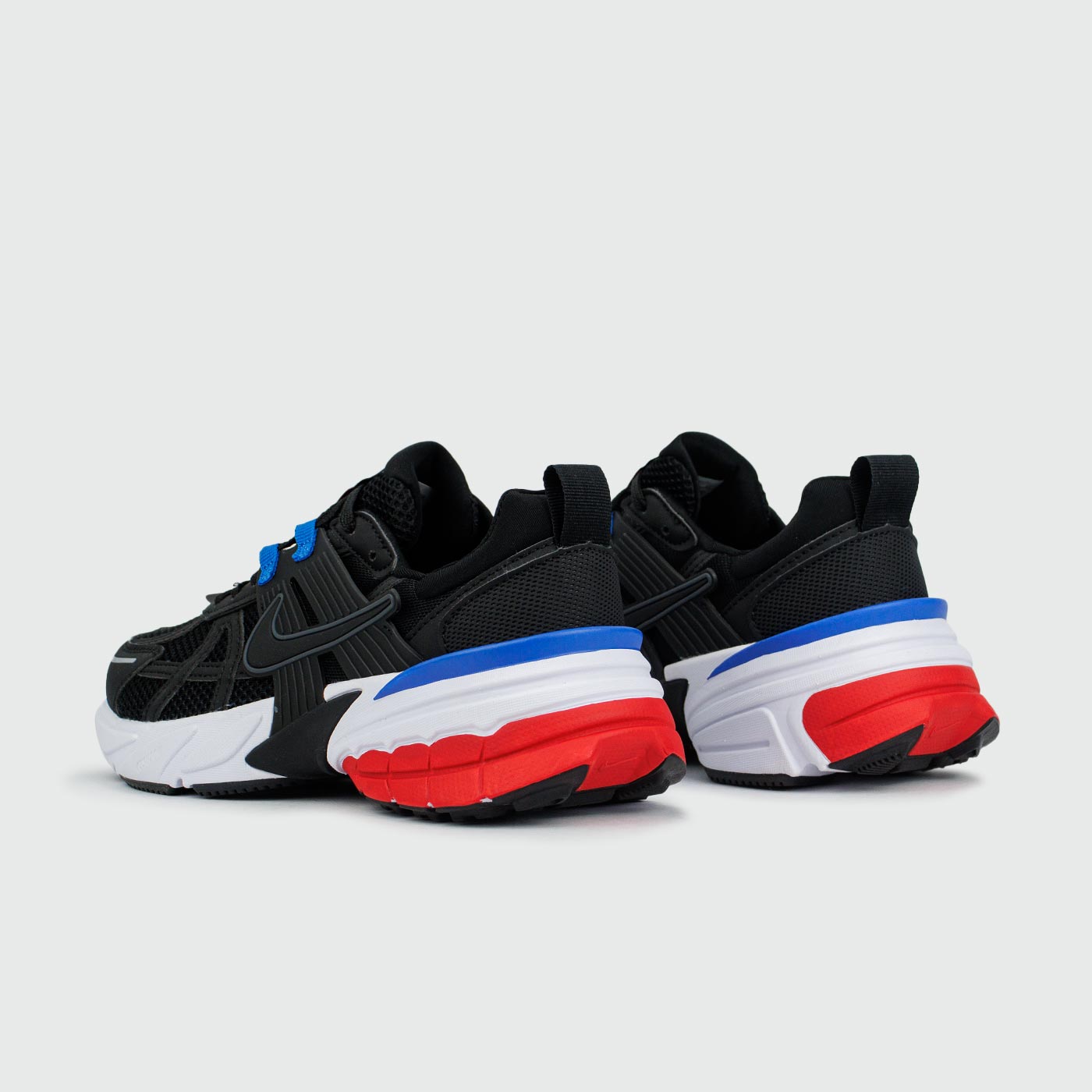 Кроссовки Nike V2K Run Black White Red