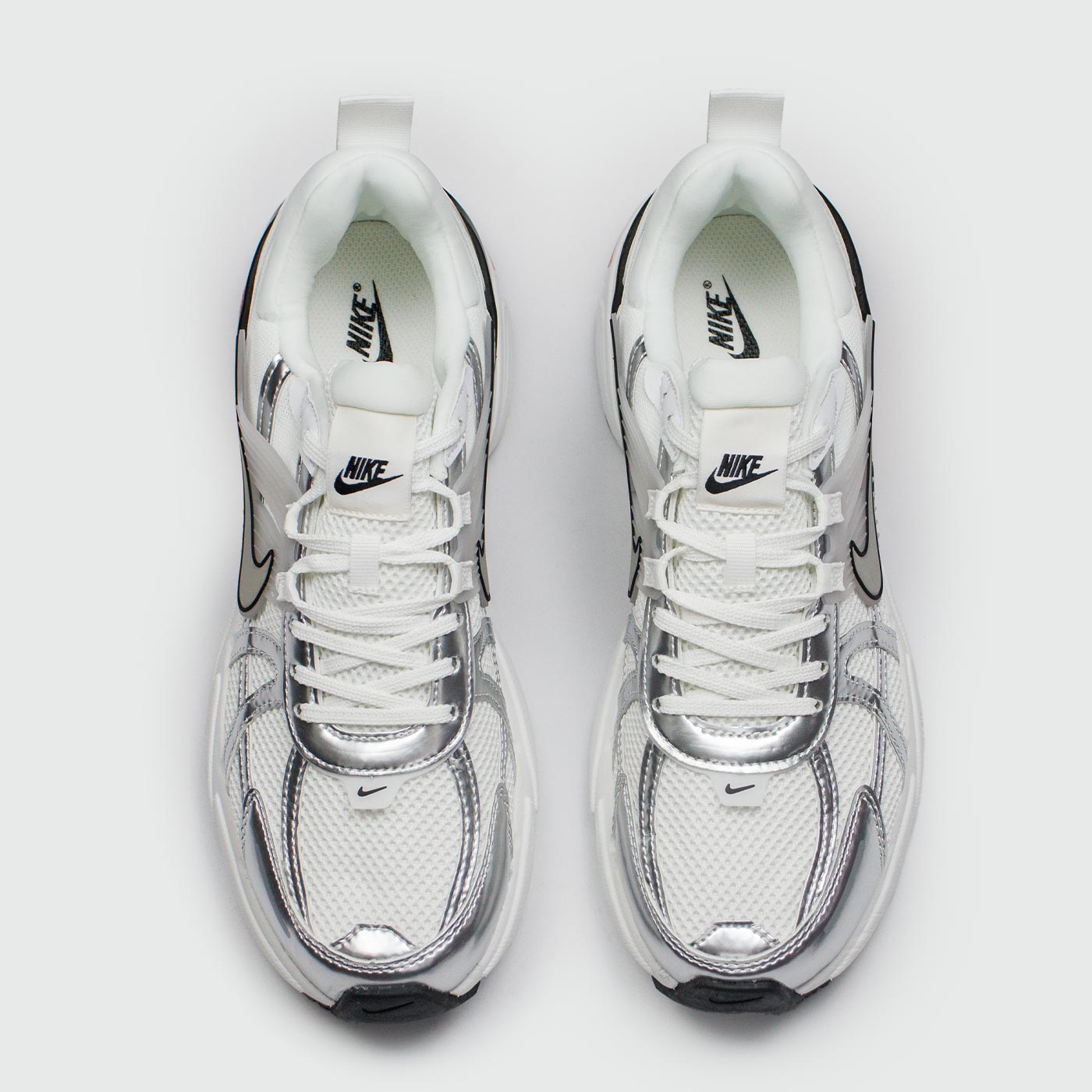 Кроссовки Nike V2K Run White Silver Red