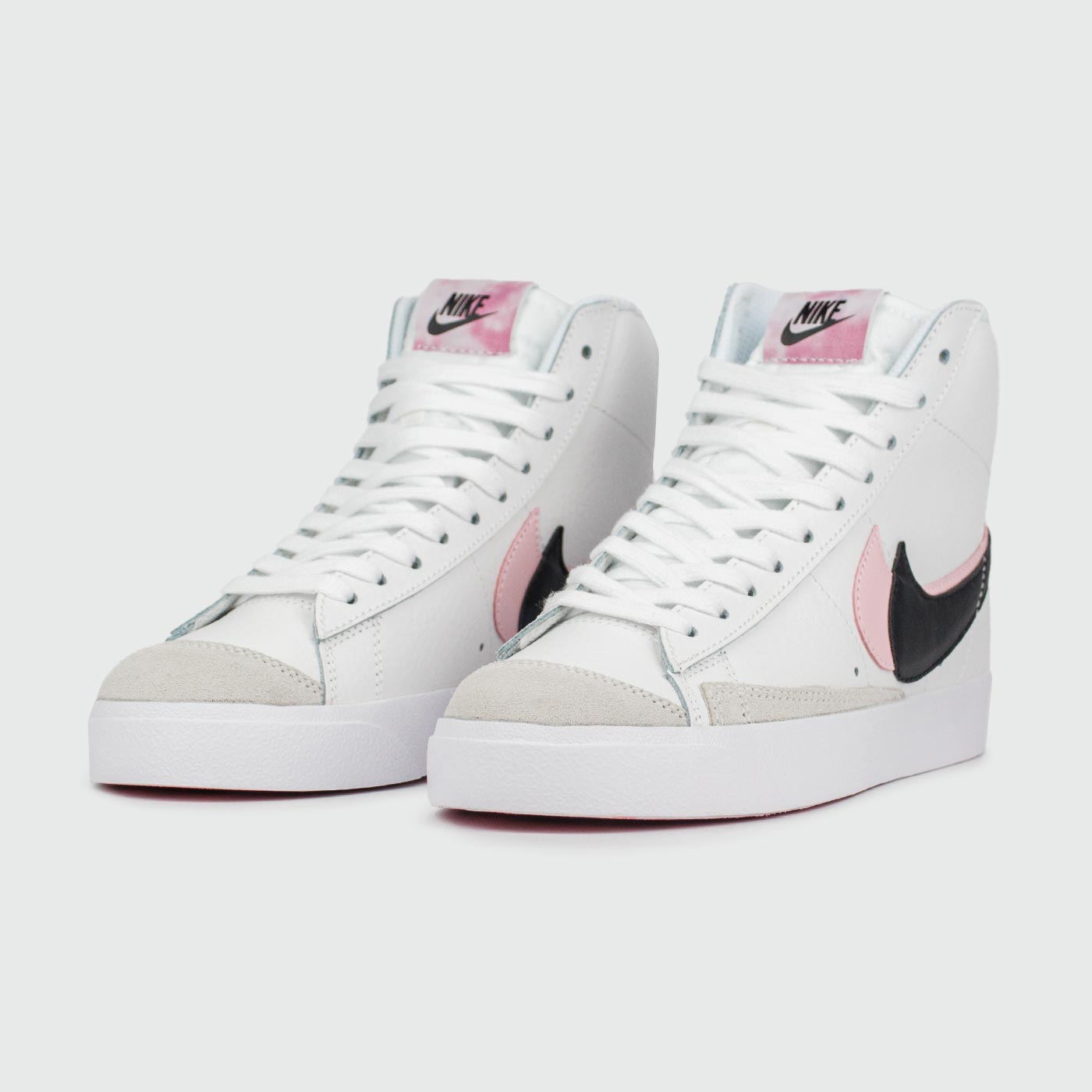 Кроссовки Nike Blazer Mid 77 White Pink Wmns Кроссовки Nike Blazer Mid 77 White Pink Wmns