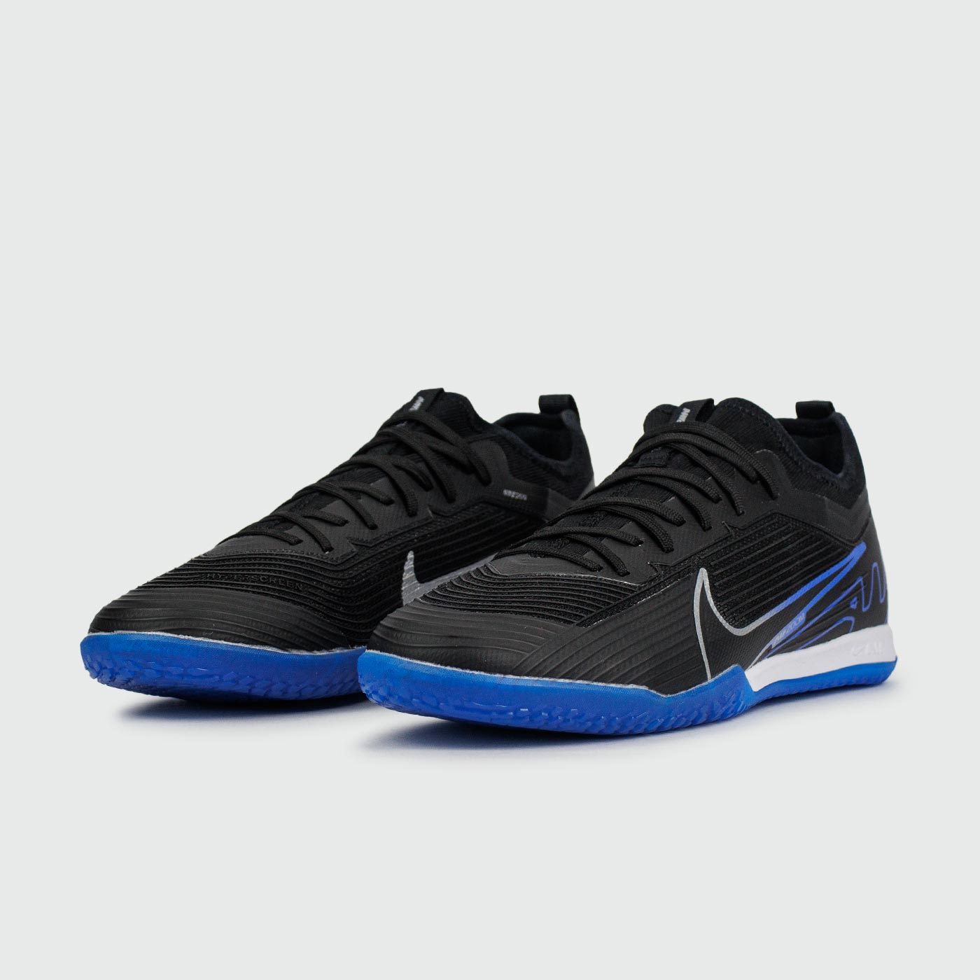 Бампы Nike Air Zoom Mercurial Vapor XV Pro IC Black Blue Бампы Nike Air Zoom Mercurial Vapor XV Pro IC Black Blue