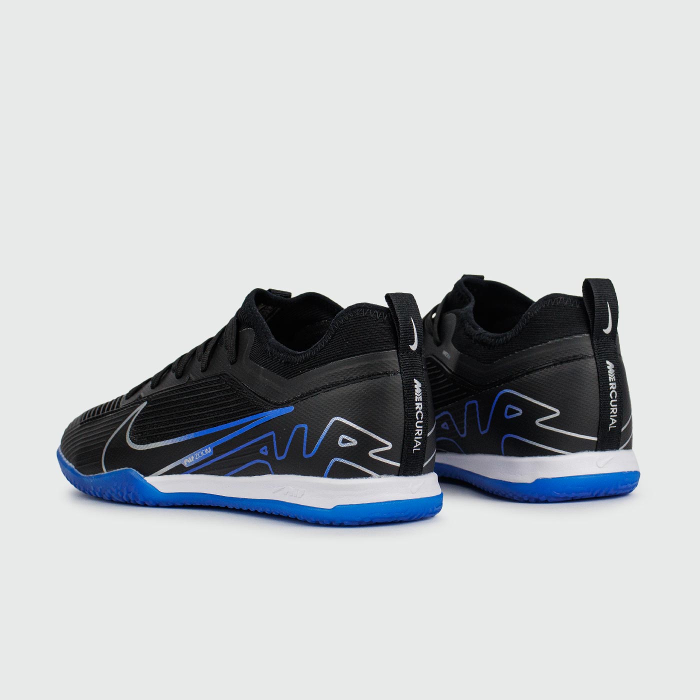 Бампы Nike Air Zoom Mercurial Vapor XV Pro IC Black Blue Бампы Nike Air Zoom Mercurial Vapor XV Pro IC Black Blue
