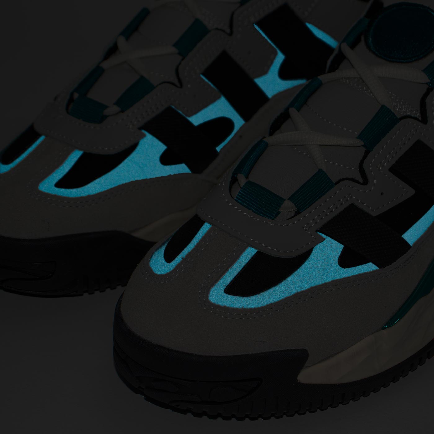 Кроссовки Adidas Niteball Grey Black / Green Wmns Кроссовки Adidas Niteball Grey Black / Green Wmns