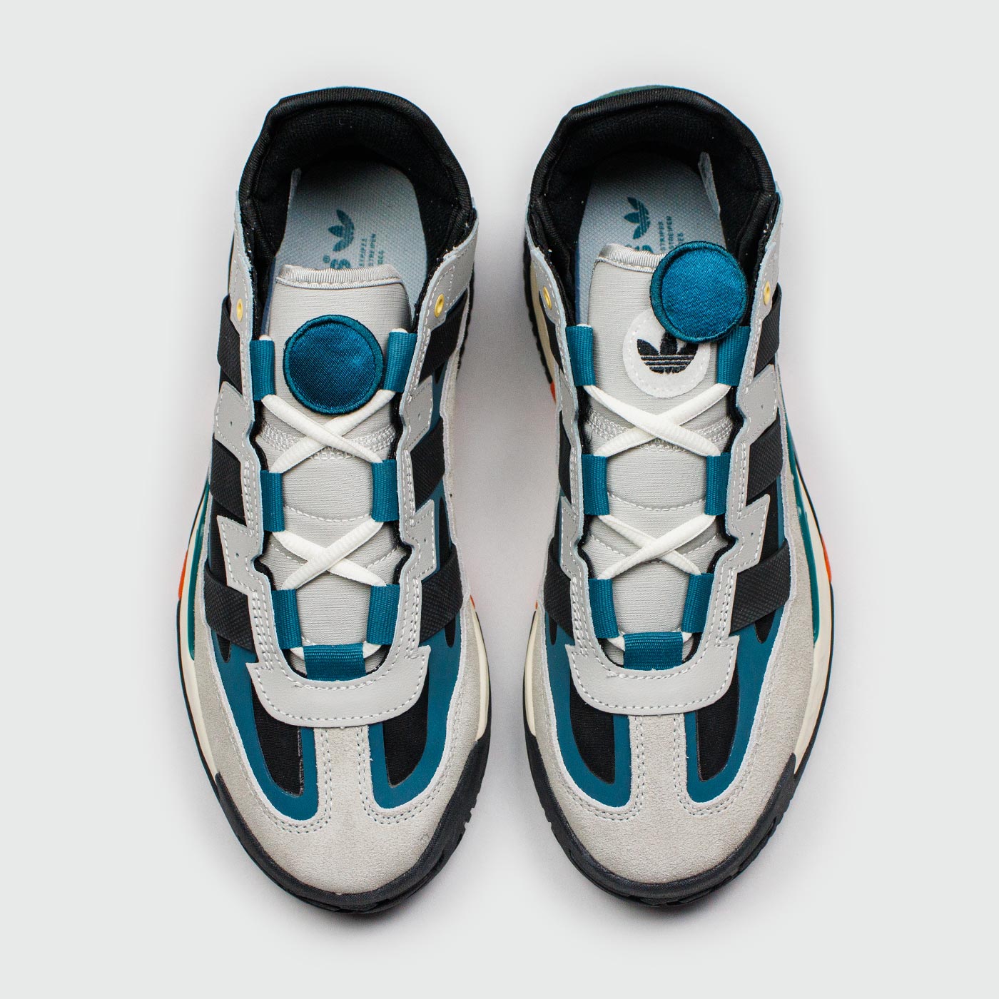 Кроссовки Adidas Niteball Grey Black / Green Wmns Кроссовки Adidas Niteball Grey Black / Green Wmns