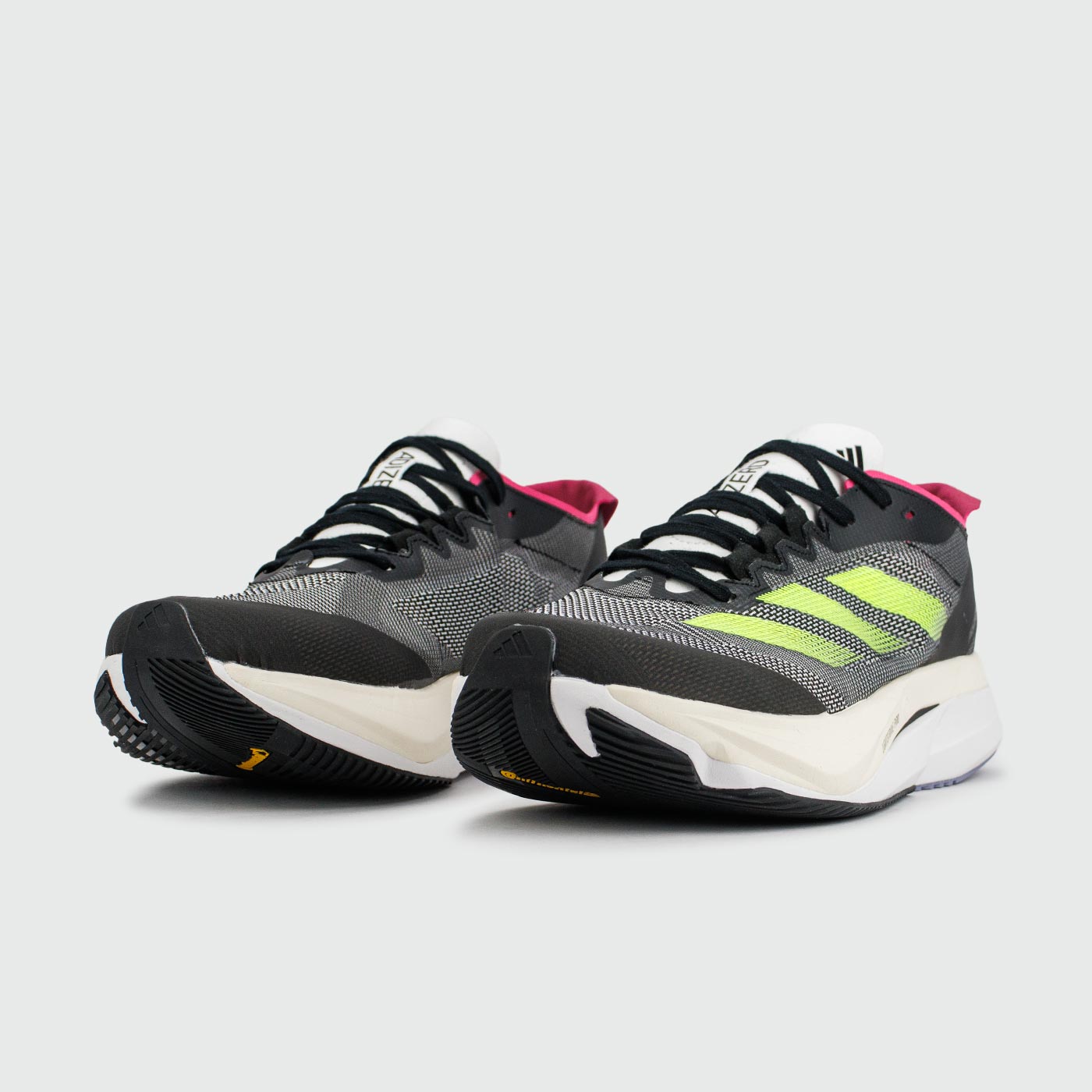 Кроссовки Adidas Adizero Boston 12 Black Green Red Кроссовки Adidas Adizero Boston 12 Black Green Red