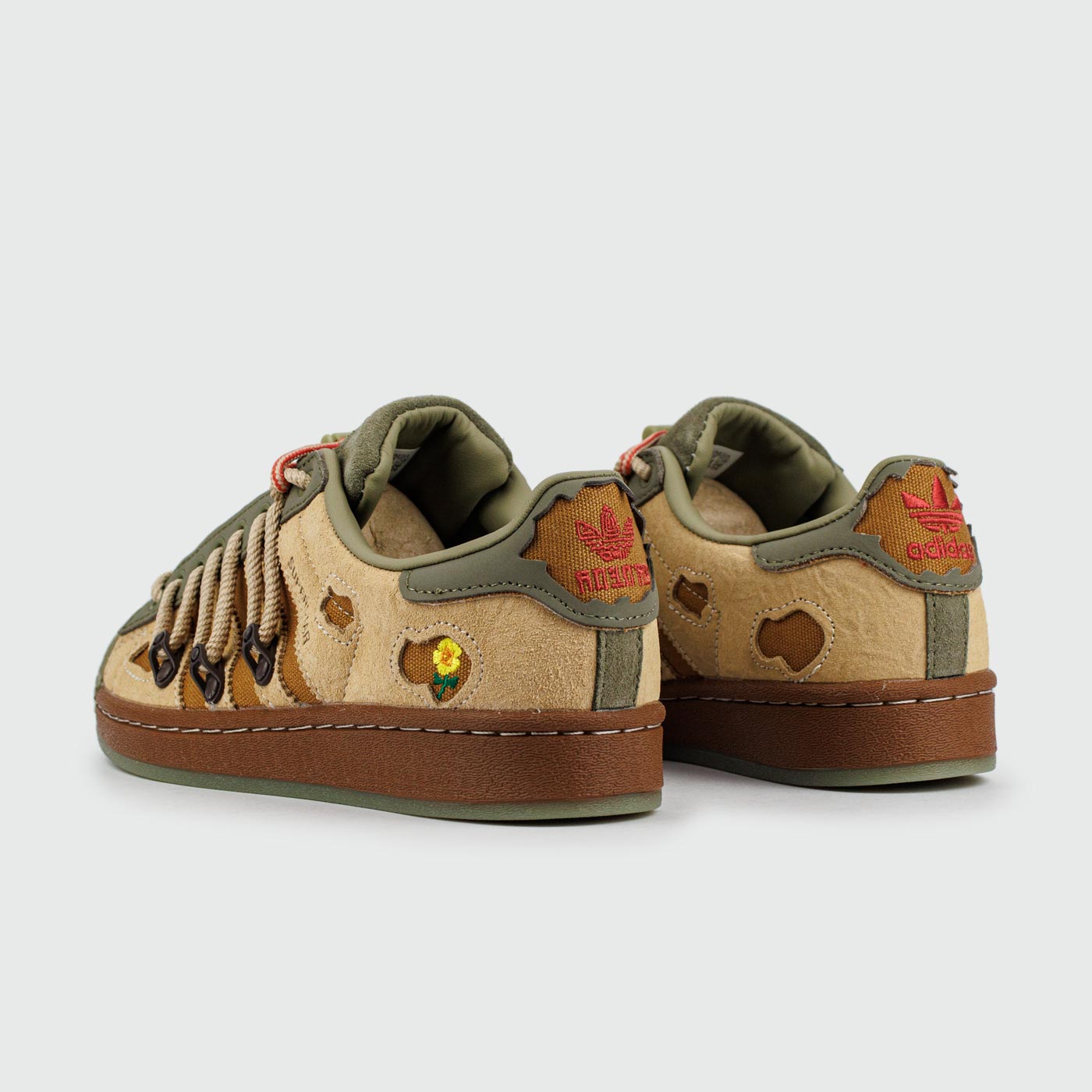 Кроссовки Adidas Superstar x Melting Sadness Green Brown Кроссовки Adidas Superstar x Melting Sadness Green Brown