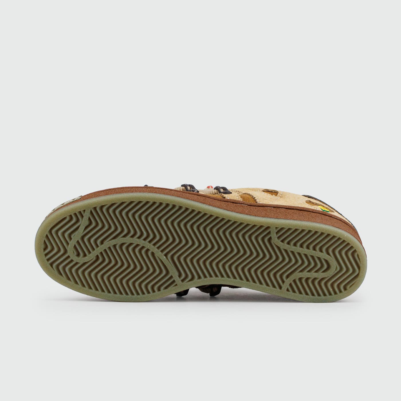 Кроссовки Adidas Superstar x Melting Sadness Green Brown Кроссовки Adidas Superstar x Melting Sadness Green Brown